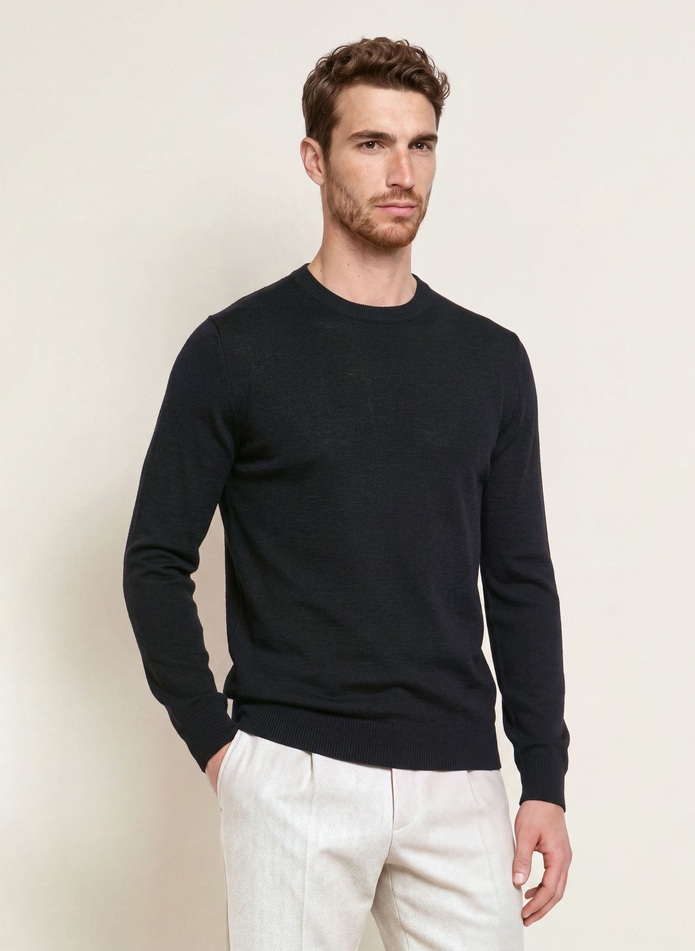 PROFUOMO Trui: ZWART