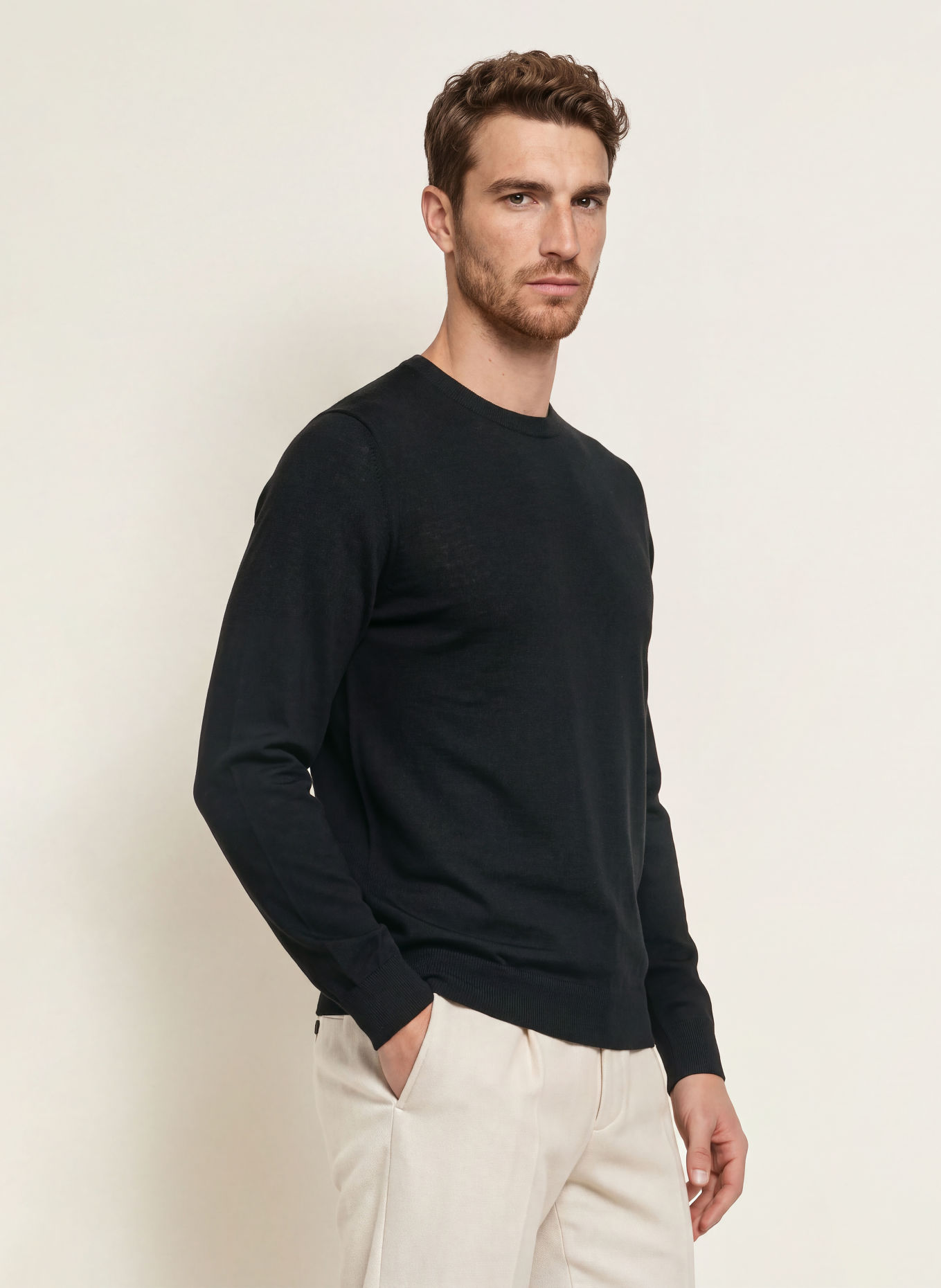 PROFUOMO Trui: ZWART