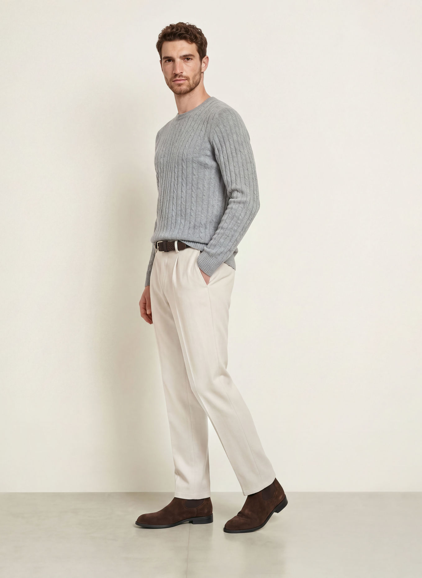 PROFUOMO Trui: GRIJS