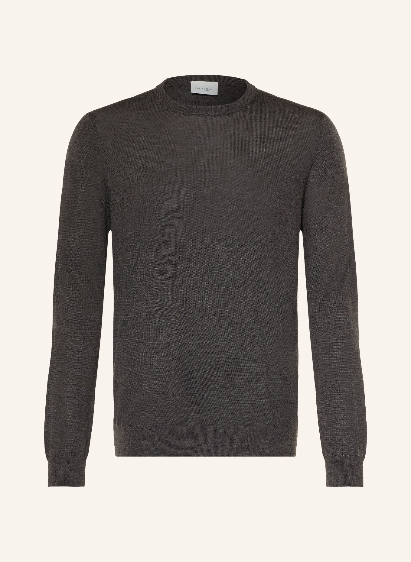 PROFUOMO Trui: MARRON FONCÉ
