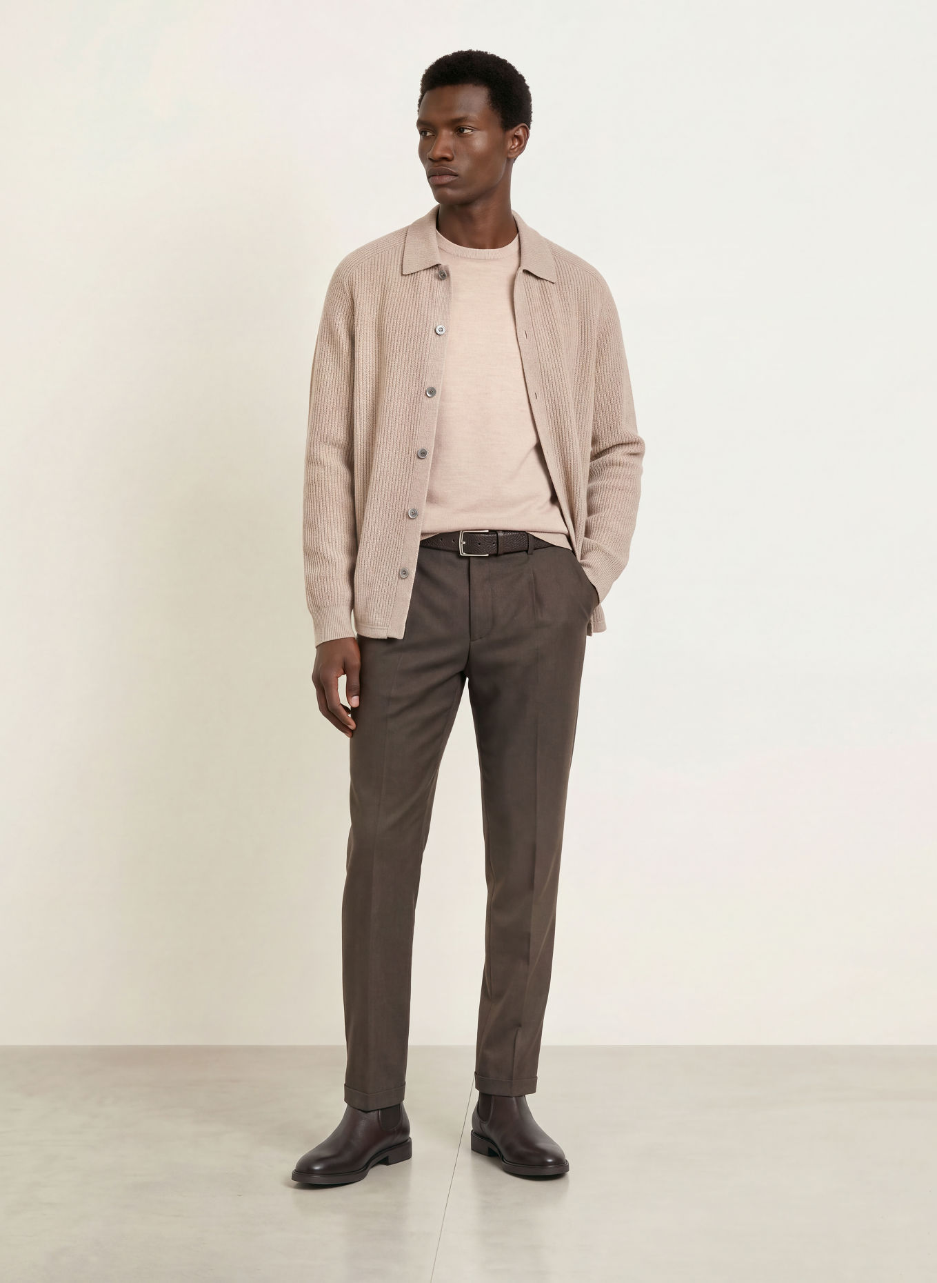 PROFUOMO Trui: BEIGE