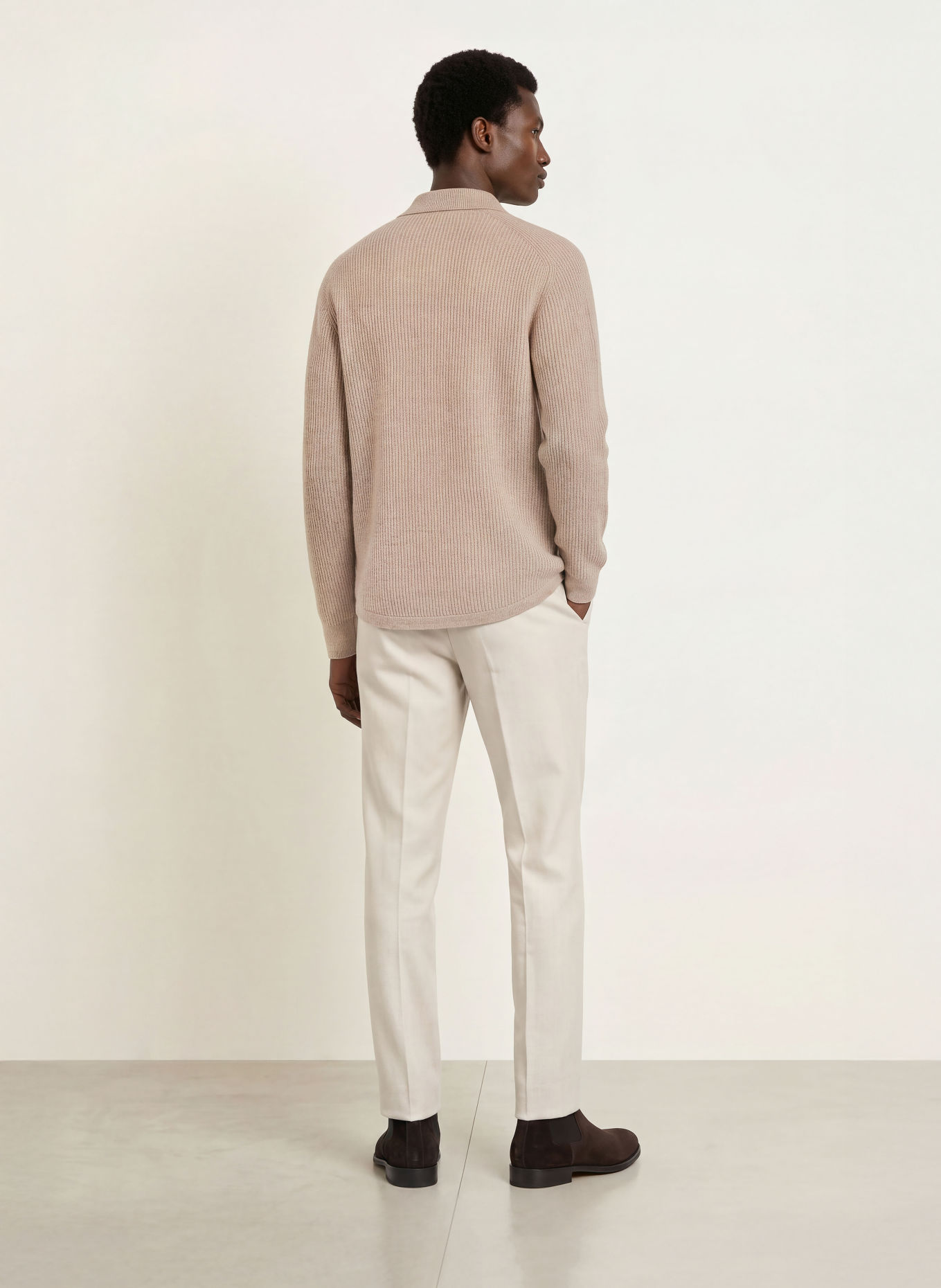 PROFUOMO Vest: TAUPE