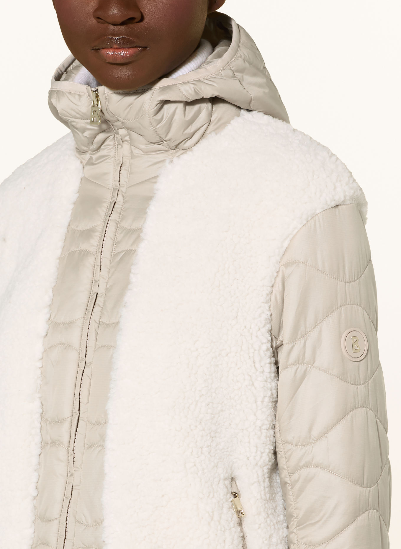 BOGNER Hybrid-Jacke BIBI: CREME / BEIGE