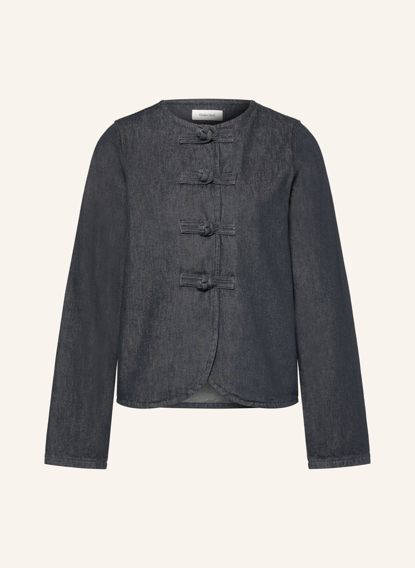 SELECTED Jeansblazer: DARK GREY DENIM