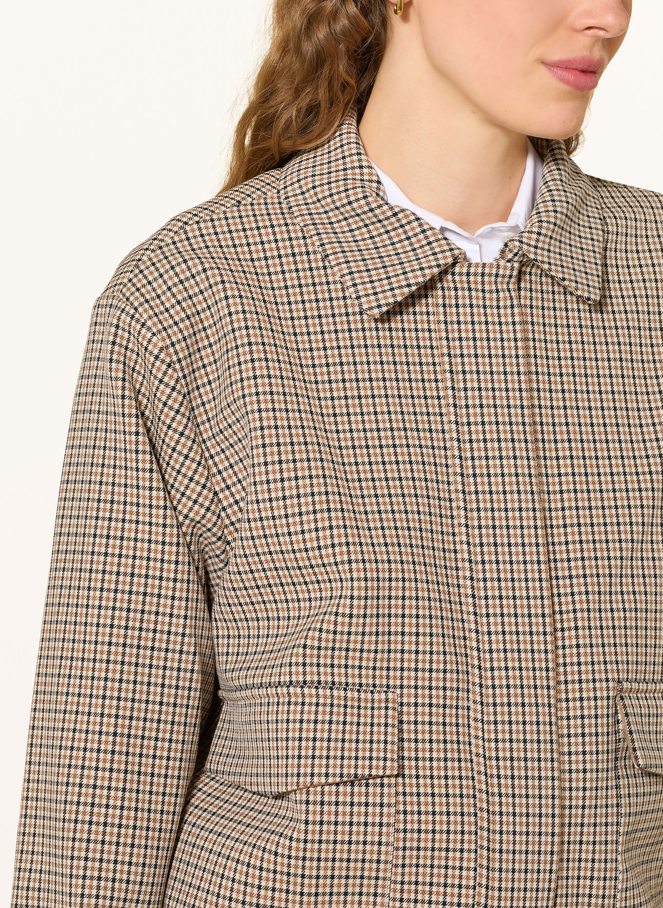 SELECTED Blouson: BEIGE / HELLBRAUN / SCHWARZ
