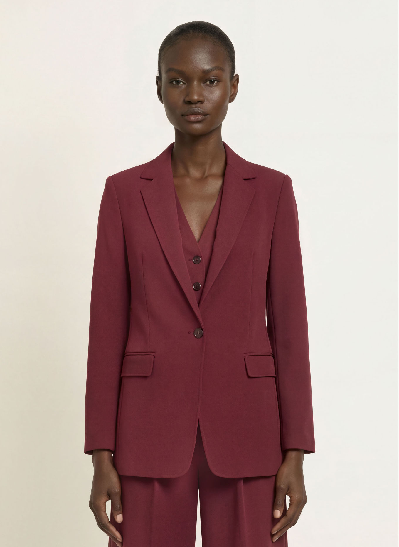 BOSS Blazer JABLA: DUNKELROT