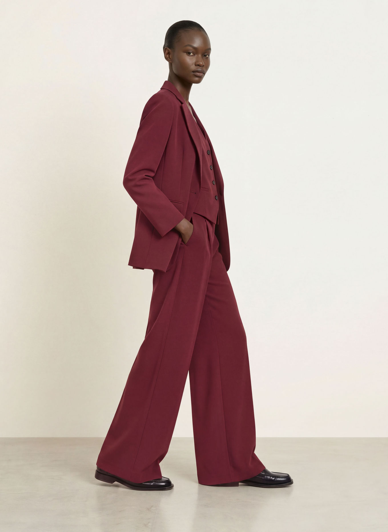 BOSS Blazer JABLA: DUNKELROT