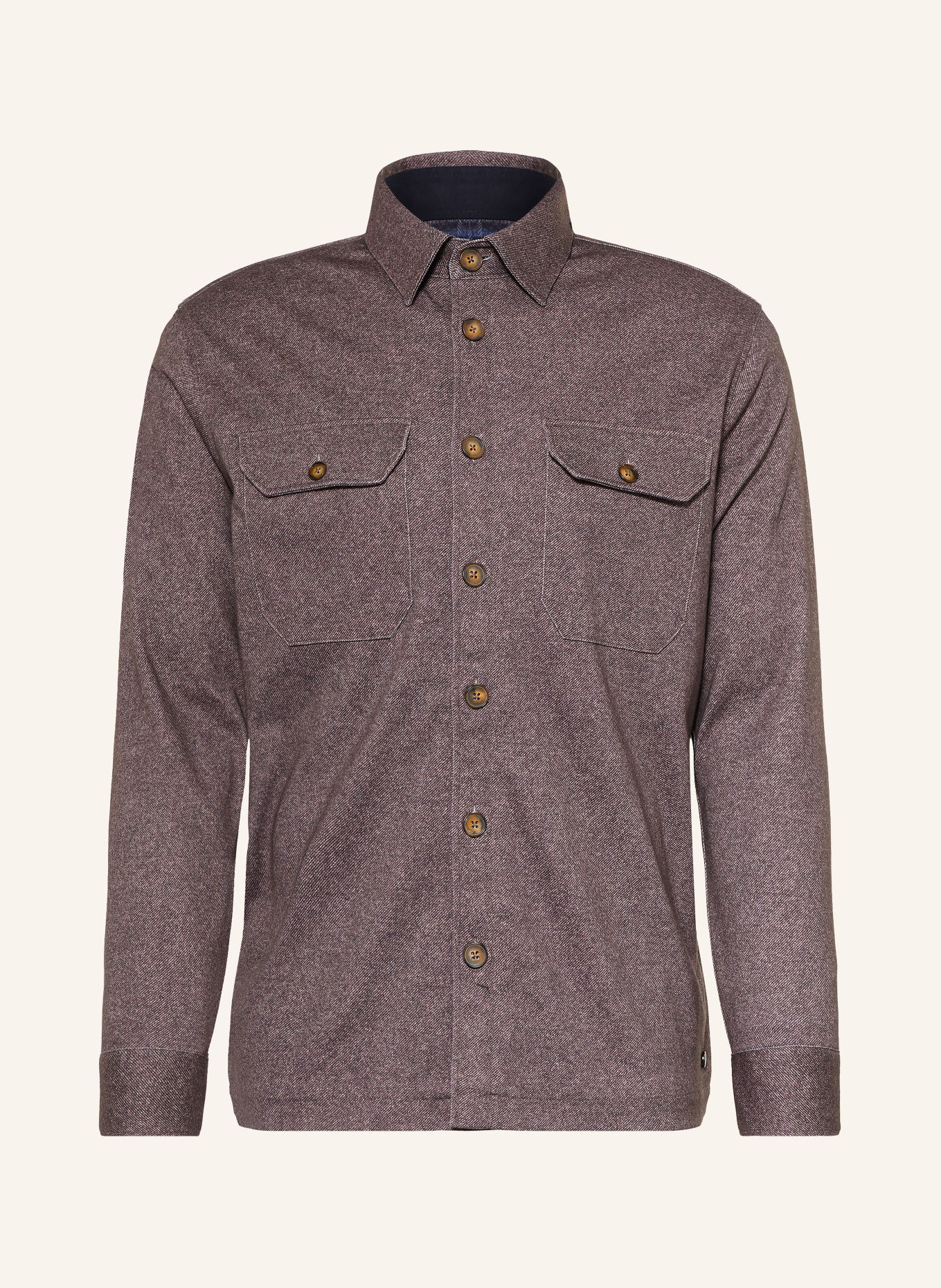 DESOTO Jersey-Overjacket: BRAUN