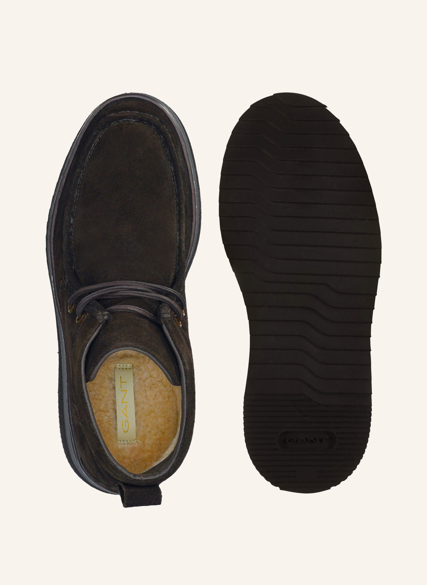 GANT Veterschoen BLISTOWN: MARRON FONCÉ