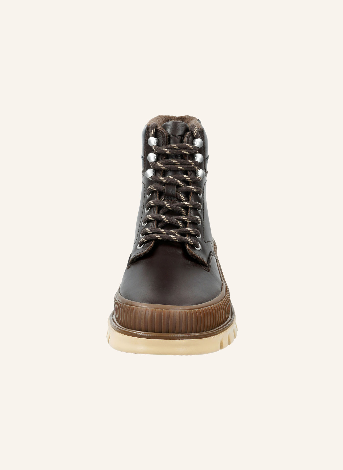 GANT Veterboots NEBRADA: MARRON FONCÉ / LICHTBRUIN