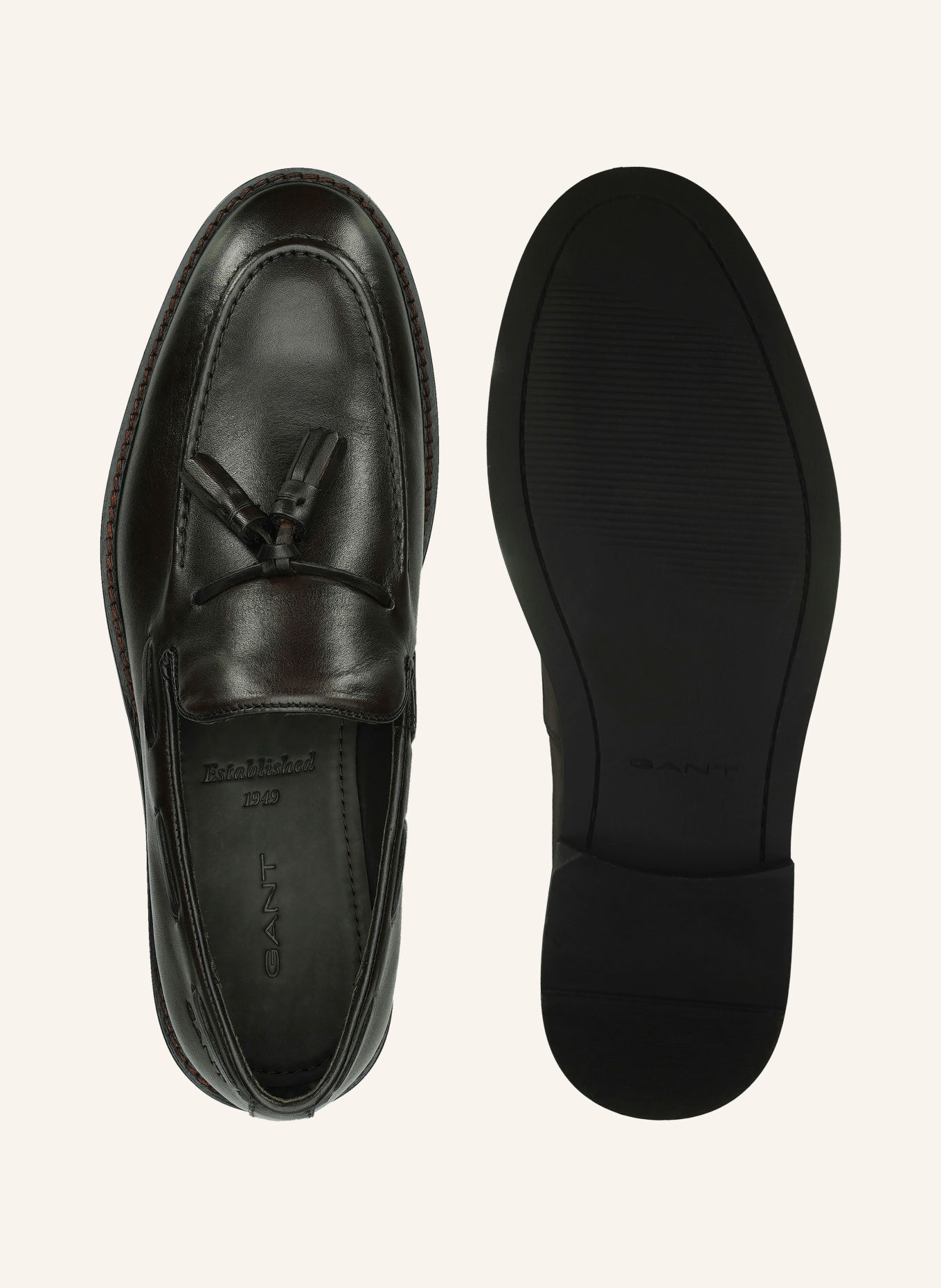 GANT Loafers LOZHAM: MARRON FONCÉ