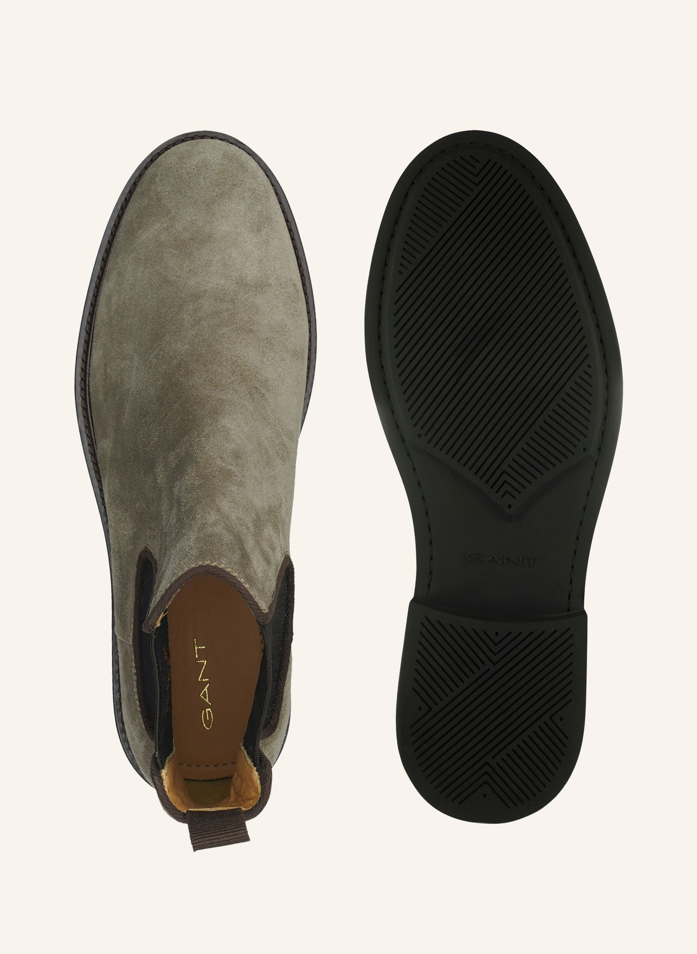 GANT Chelsea-Boots ST FAIRKON: TAUPE / SCHWARZ