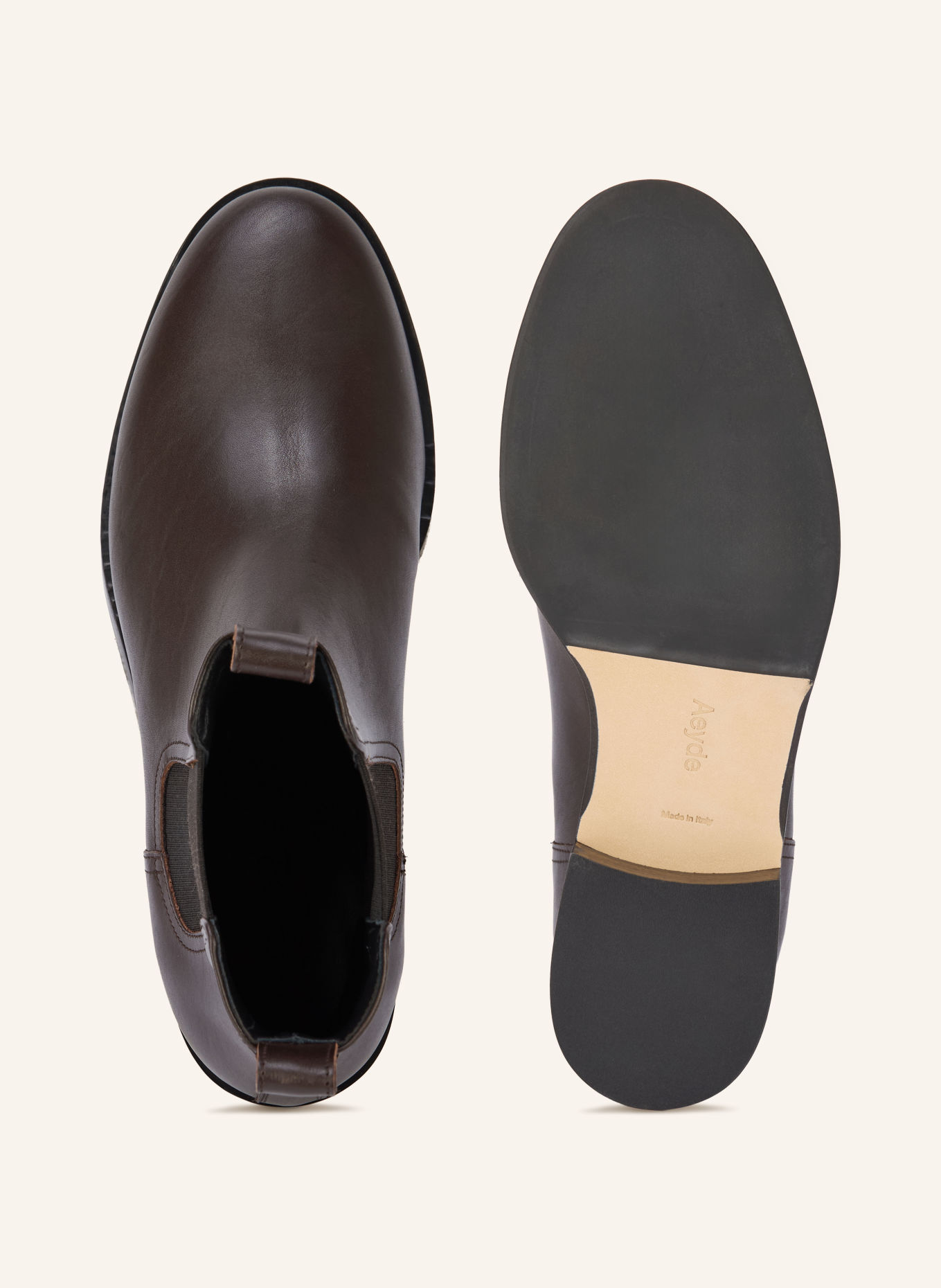 Aeyde Chelsea boots CASPAR: MARRON FONCÉ