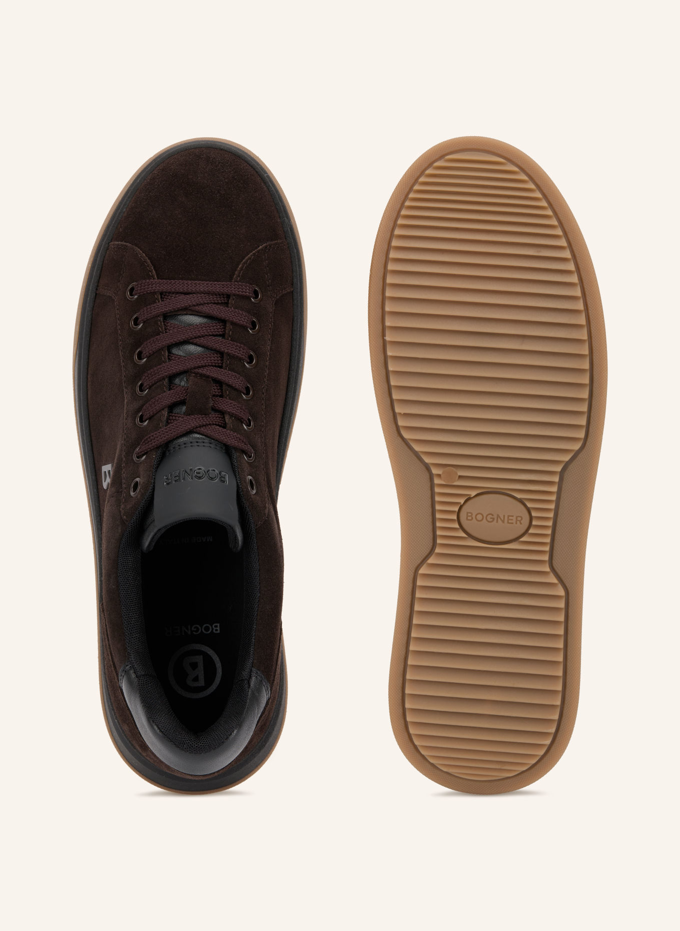 BOGNER MILAN Sneakers: DARK BROWN