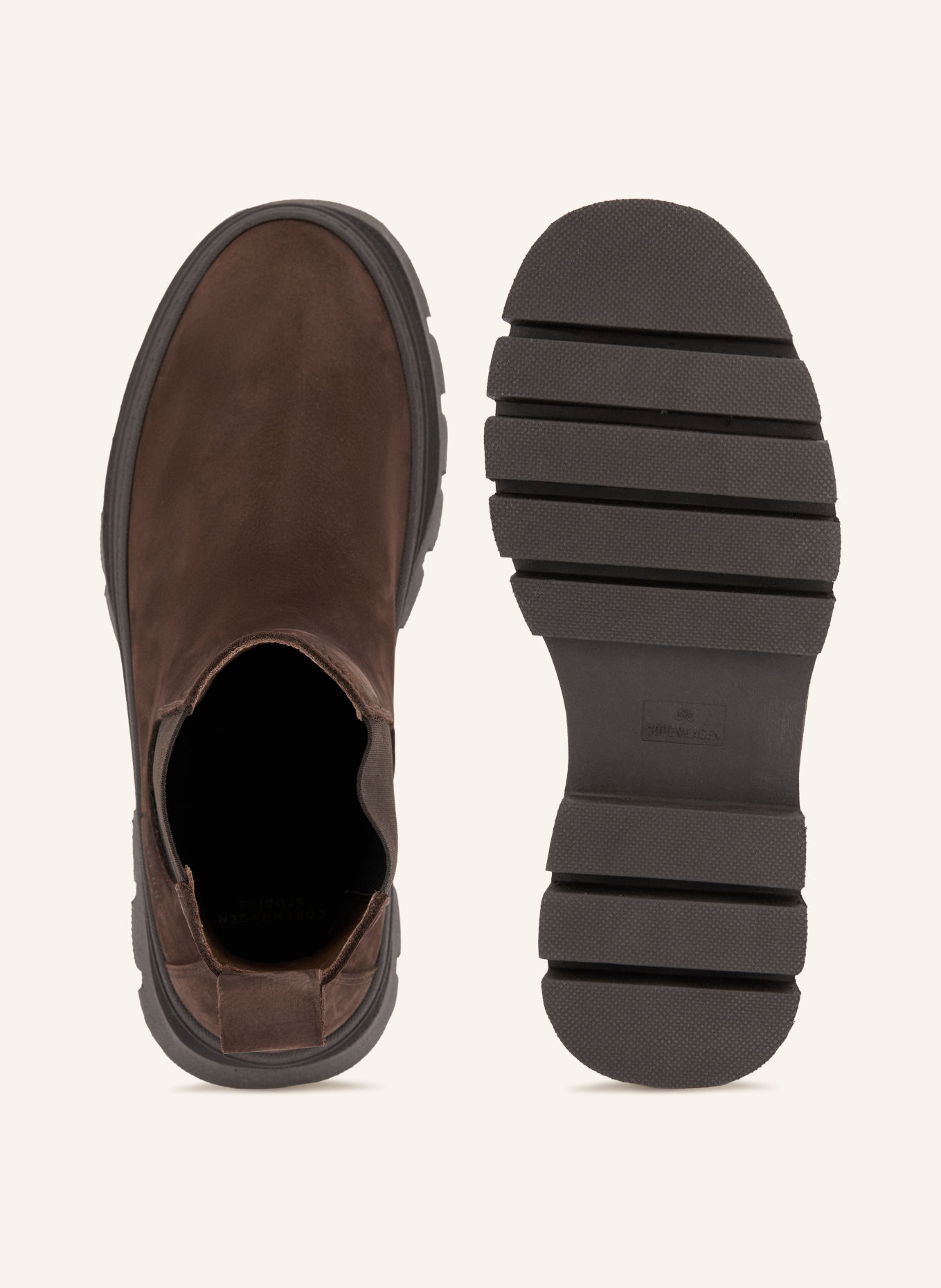 COPENHAGEN STUDIOS Bottines Chelsea CPH686: MARRON FONCÉ