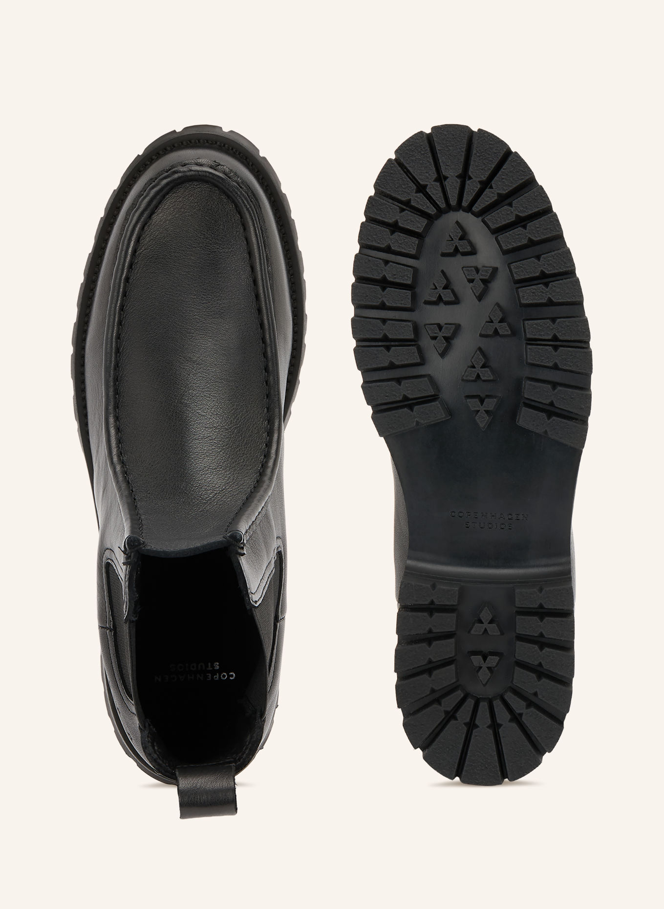 COPENHAGEN STUDIOS Chelsea-Boots CPH845: SCHWARZ