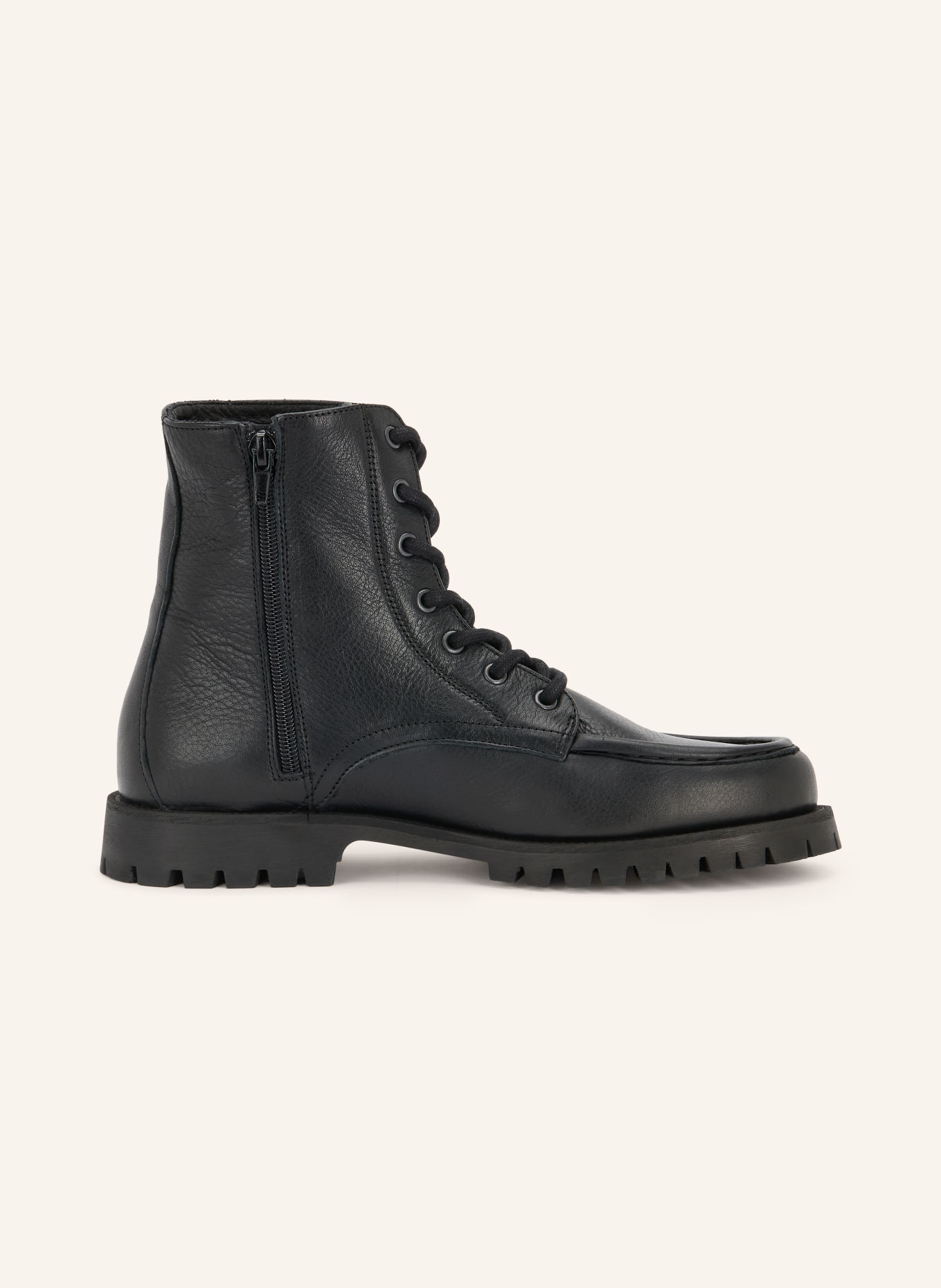 COPENHAGEN STUDIOS Lace-up boots CPH849: BLACK