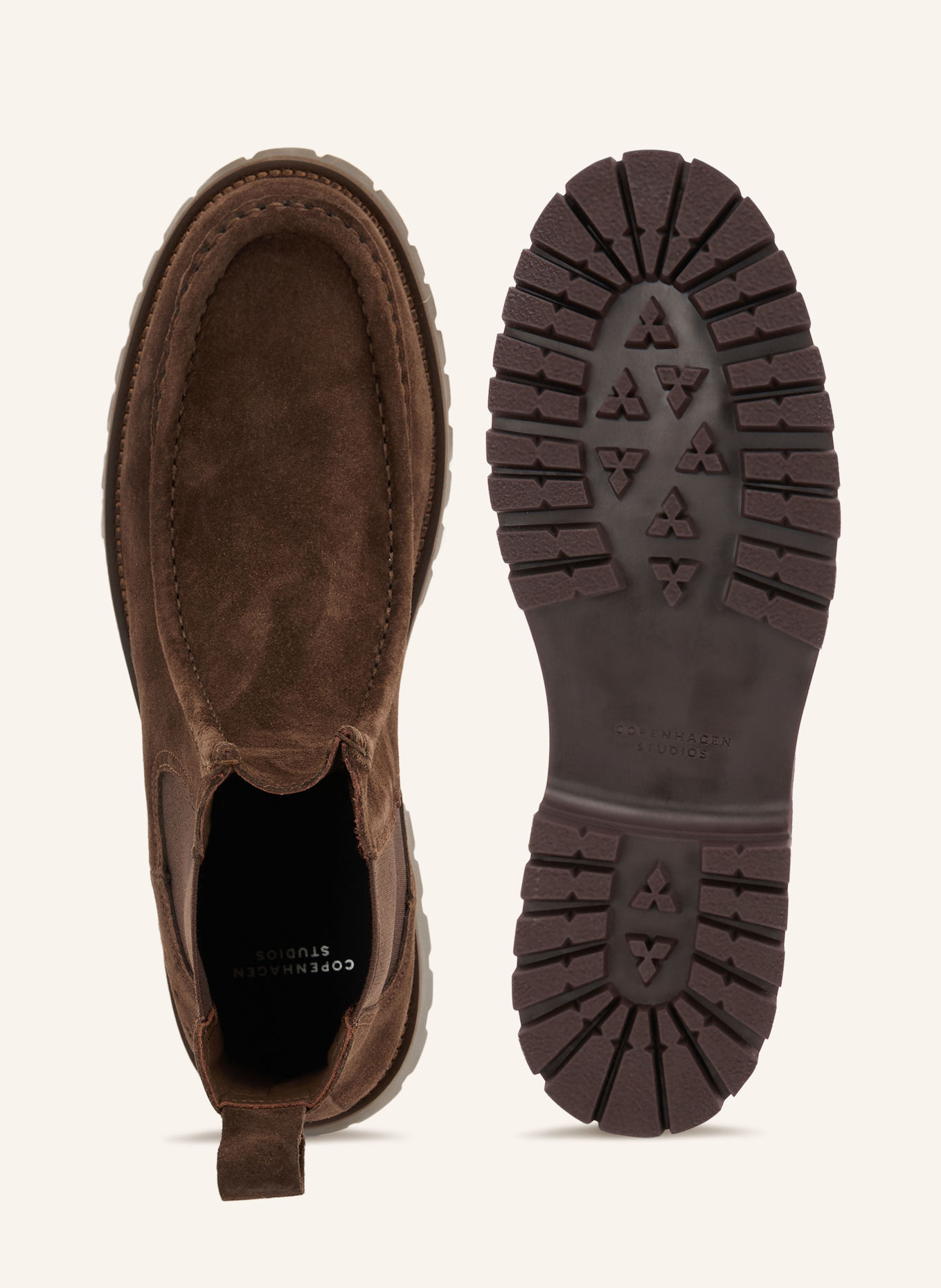 COPENHAGEN STUDIOS Chelsea boots CPH845: DARK BROWN