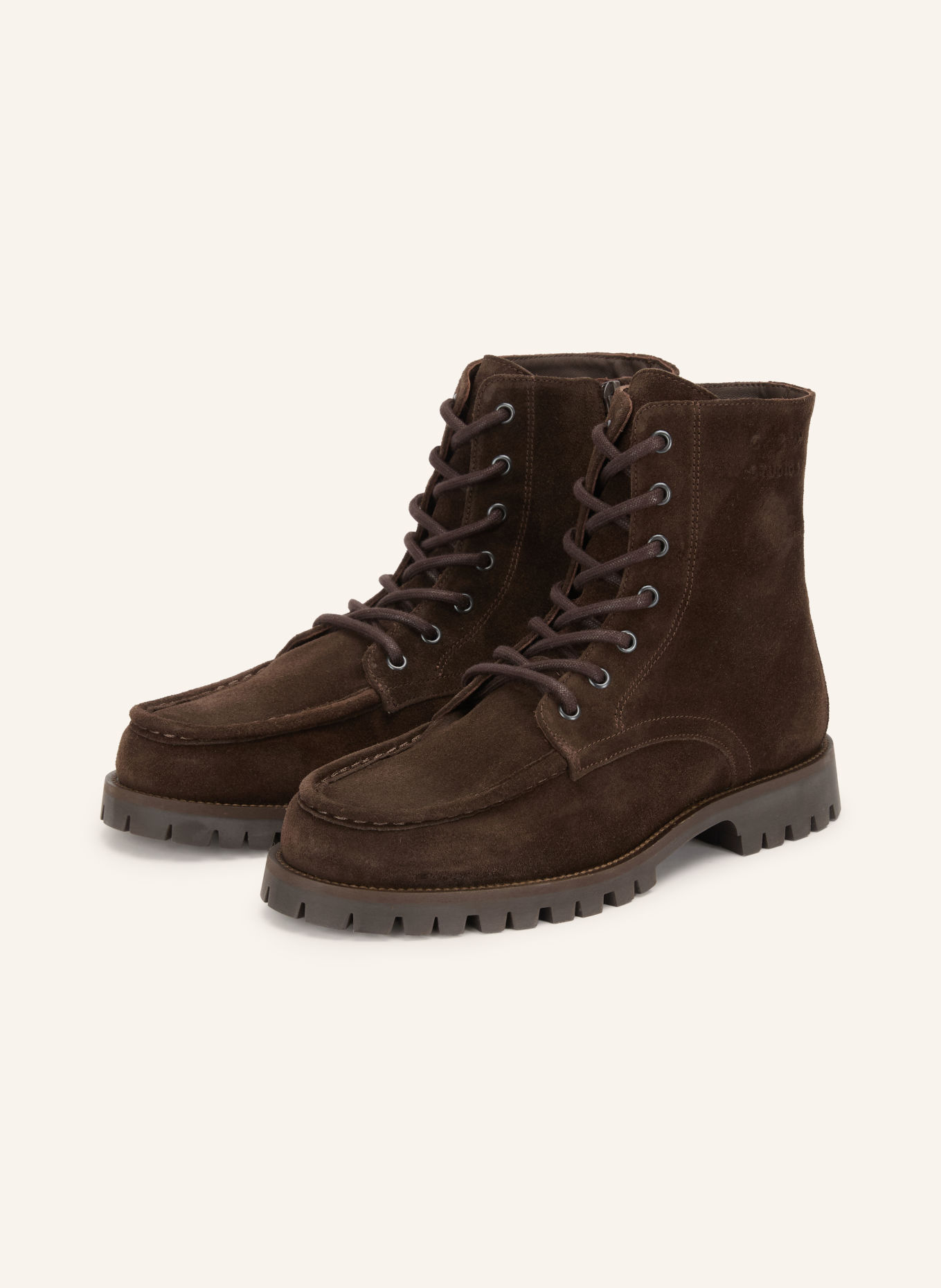 COPENHAGEN STUDIOS Lace-up boots CPH849: DARK BROWN