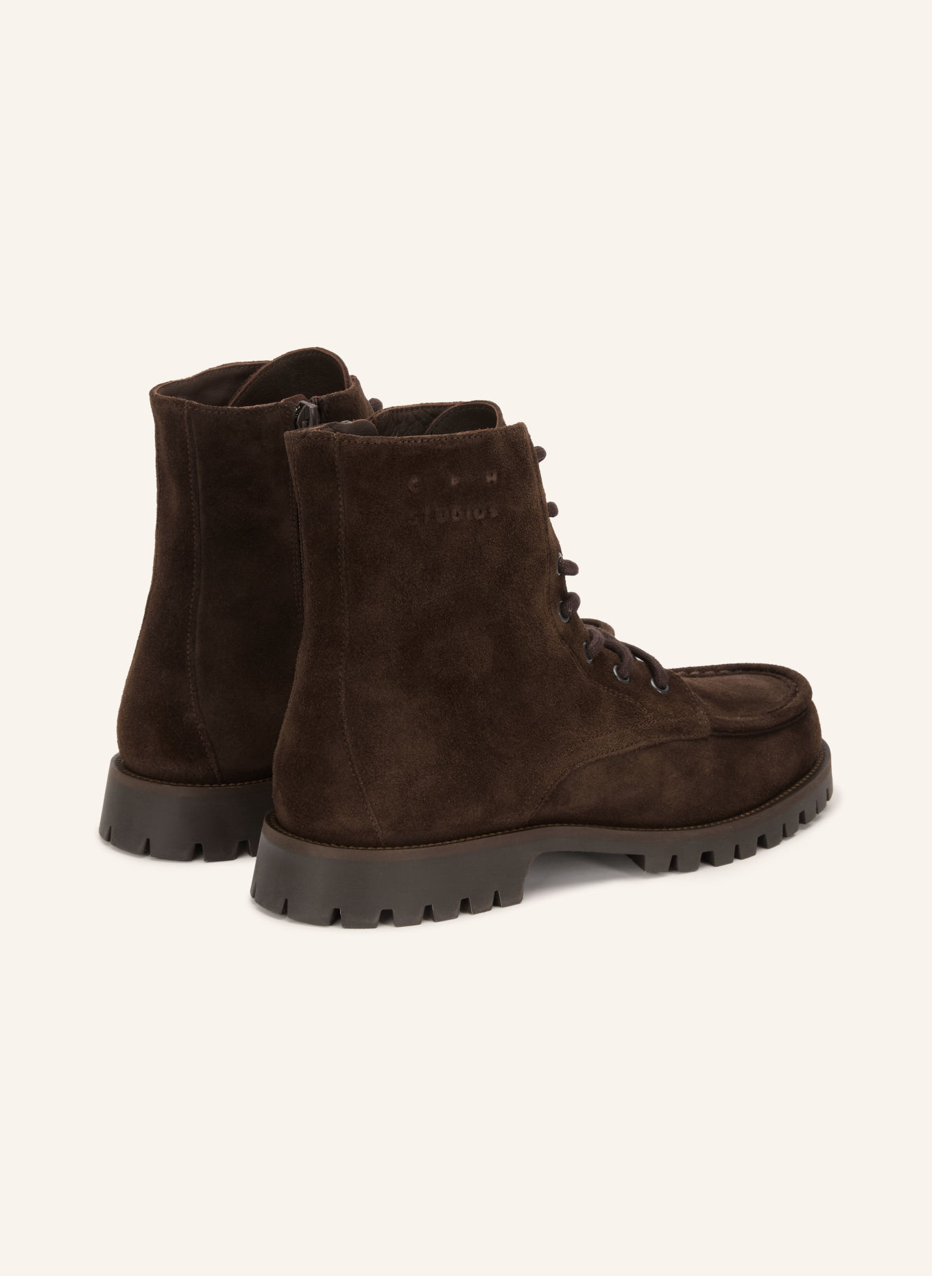 COPENHAGEN STUDIOS Lace-up boots CPH849: DARK BROWN
