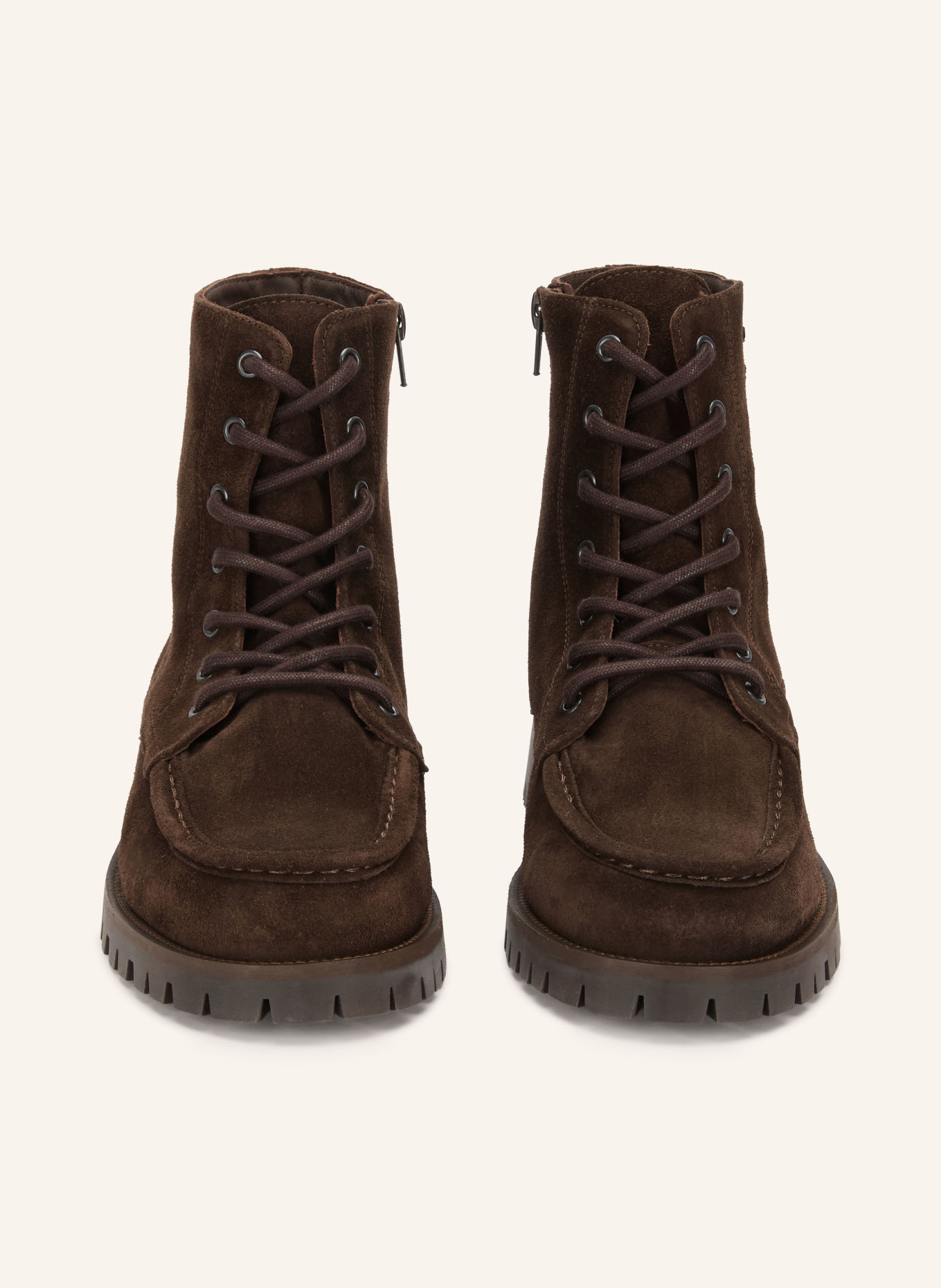 COPENHAGEN STUDIOS Lace-up boots CPH849: DARK BROWN