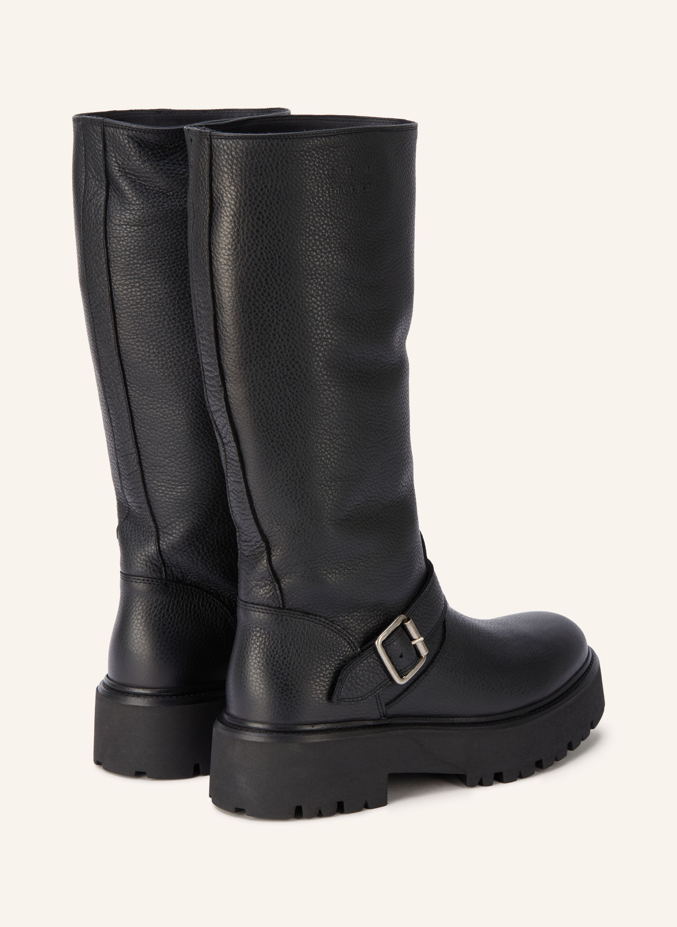 COPENHAGEN STUDIOS Plateau-Stiefel: SCHWARZ