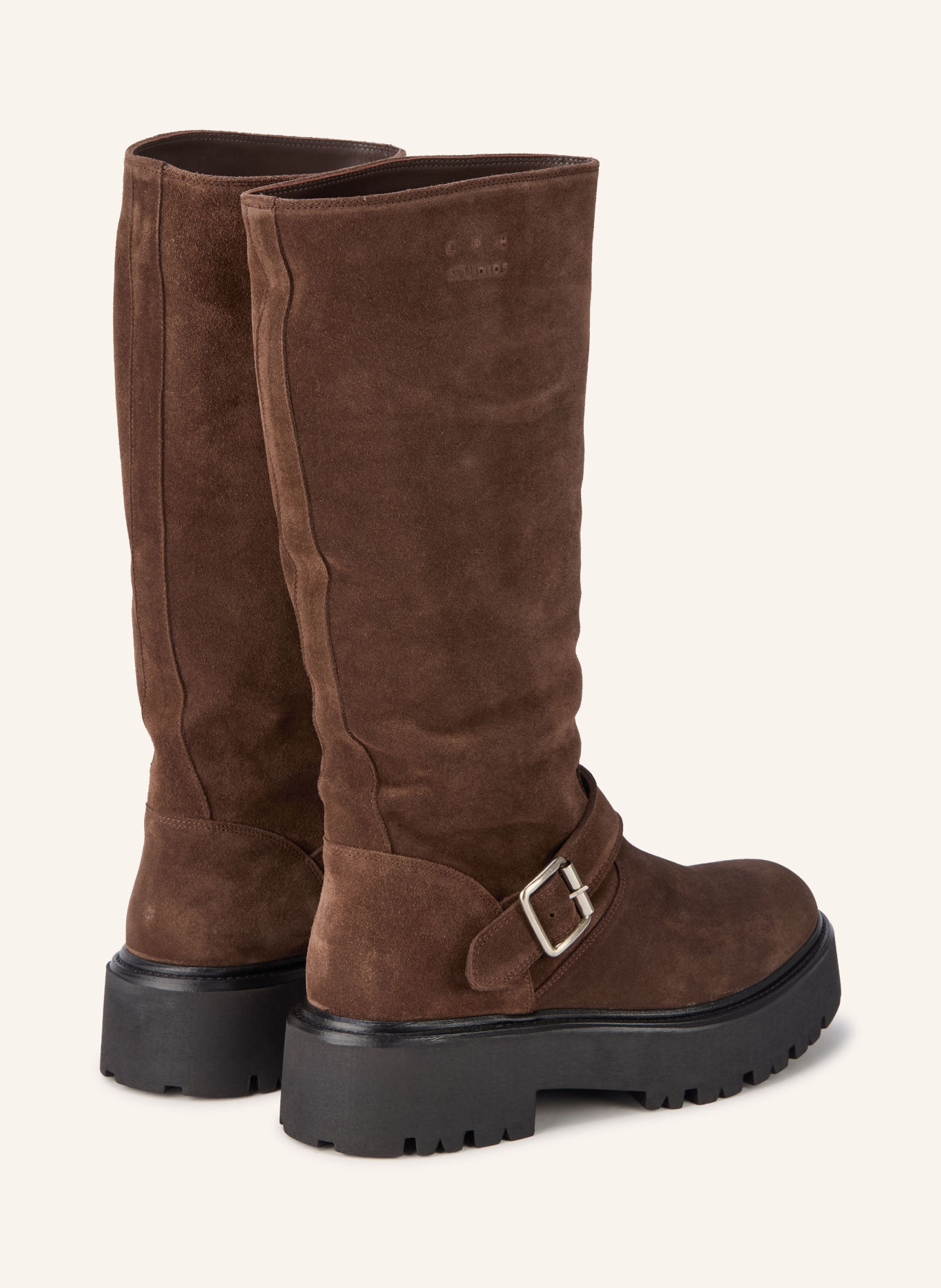 COPENHAGEN STUDIOS Plateau-Stiefel CPH901: DUNKELBRAUN / GOLD