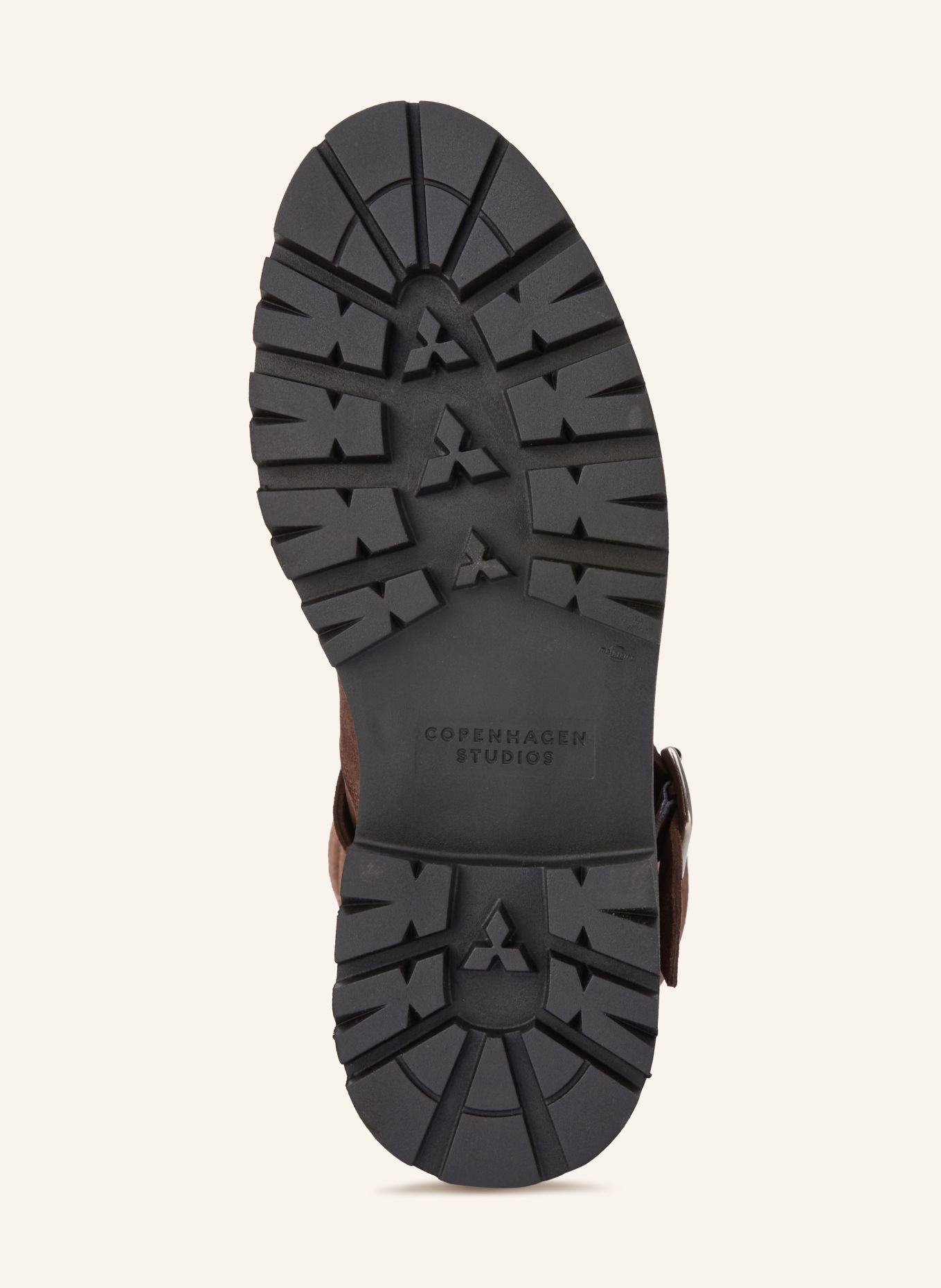 COPENHAGEN STUDIOS Plateau-Stiefel CPH901: DUNKELBRAUN / GOLD