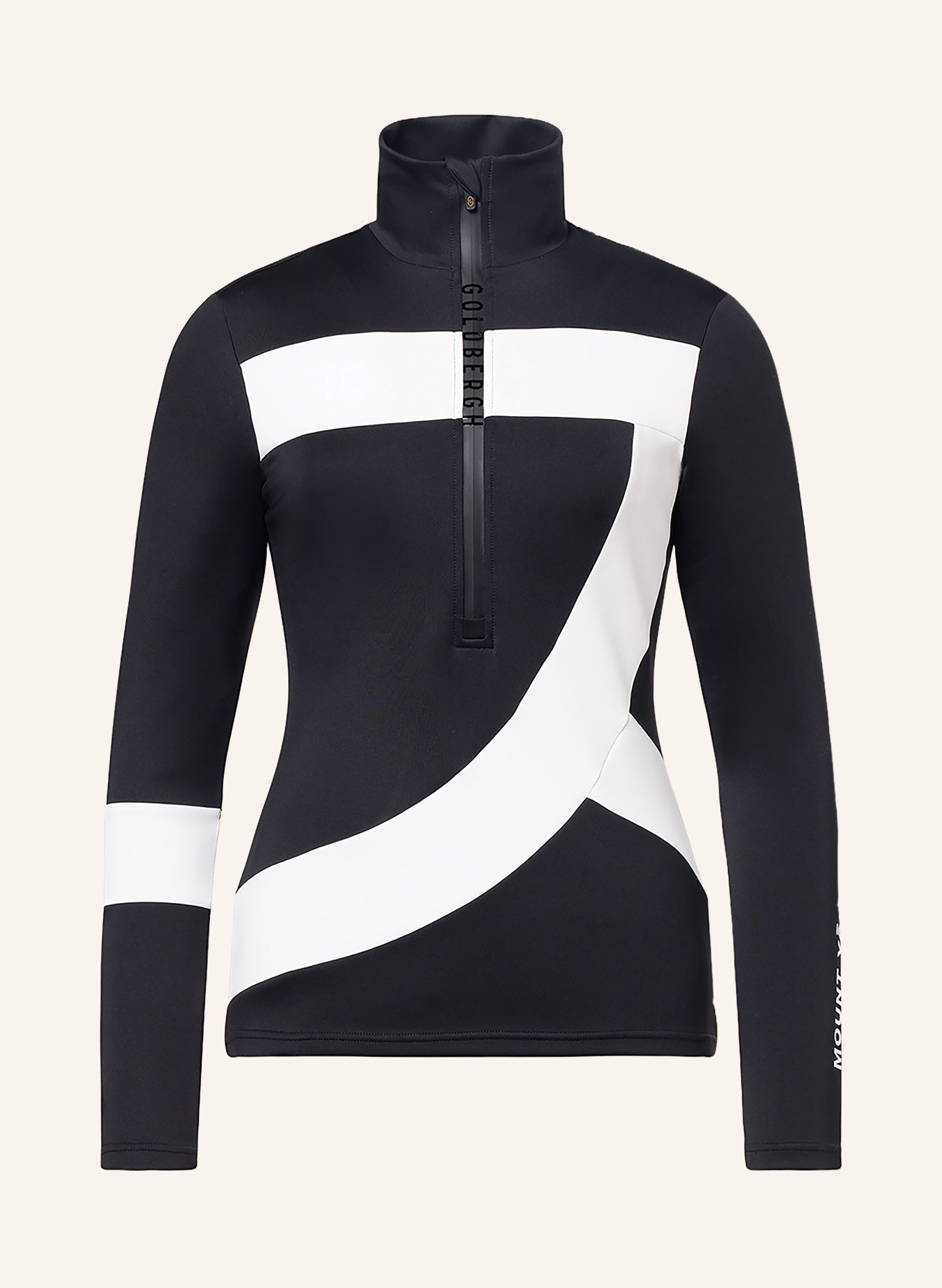 GOLDBERGH KANJI Functional Shirt: BLACK / WHITE