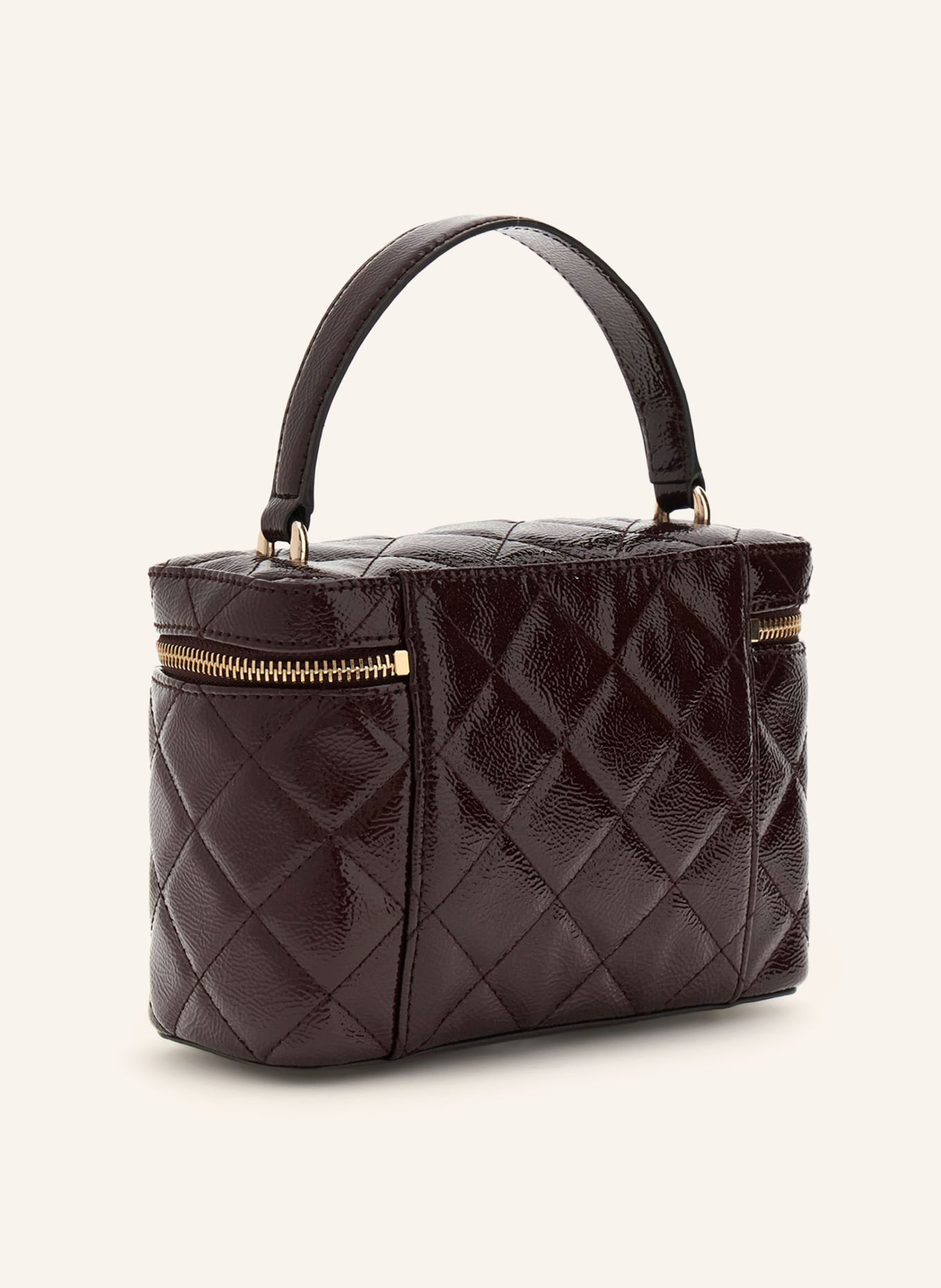 GUESS JULIET Handbag: DARK RED / GOLD