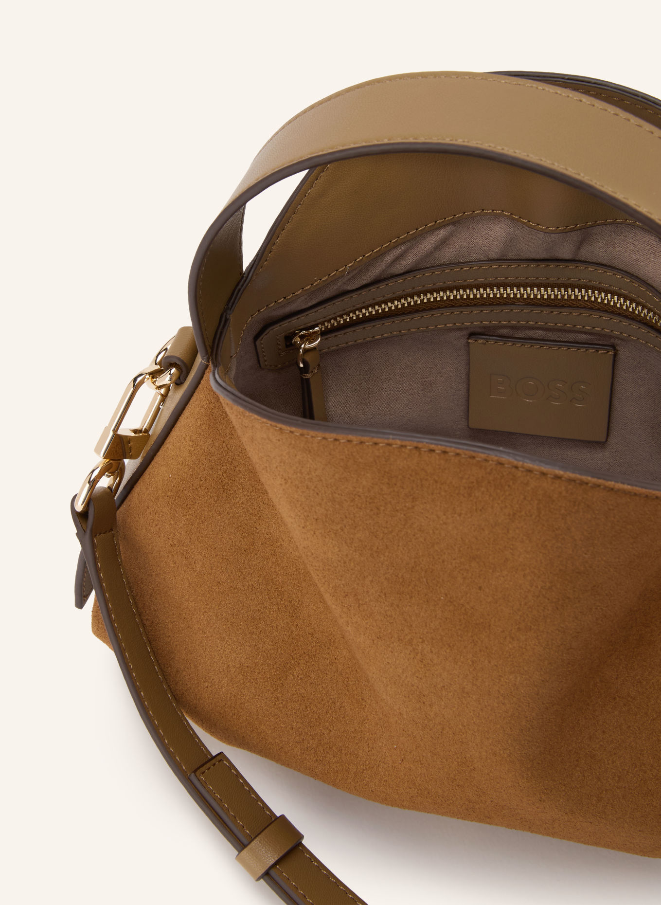 BOSS Handtasche CAYLIE SMALL: COGNAC
