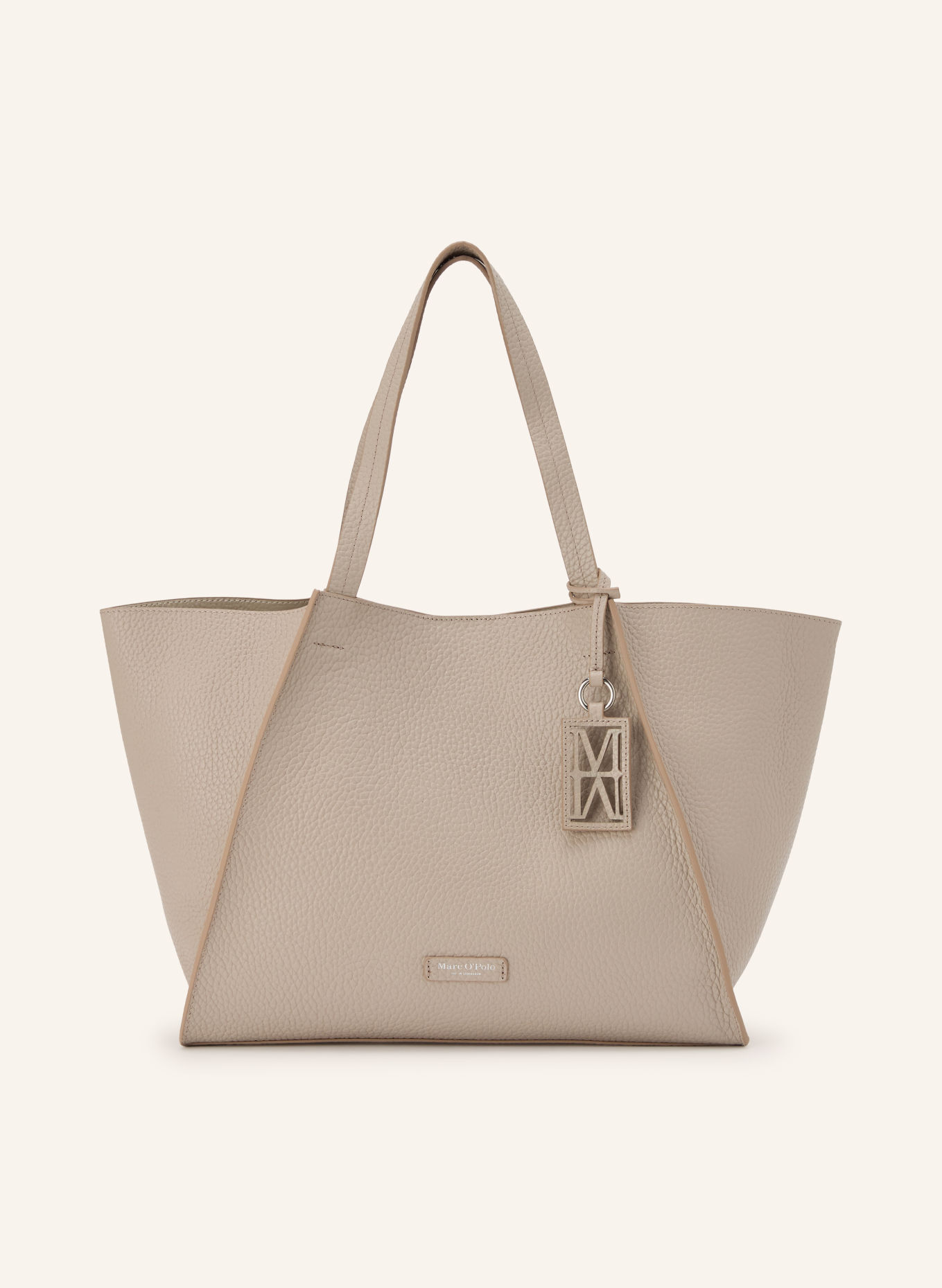 Marc O'Polo Shoppers with Pouch: BEIGE / SILVER