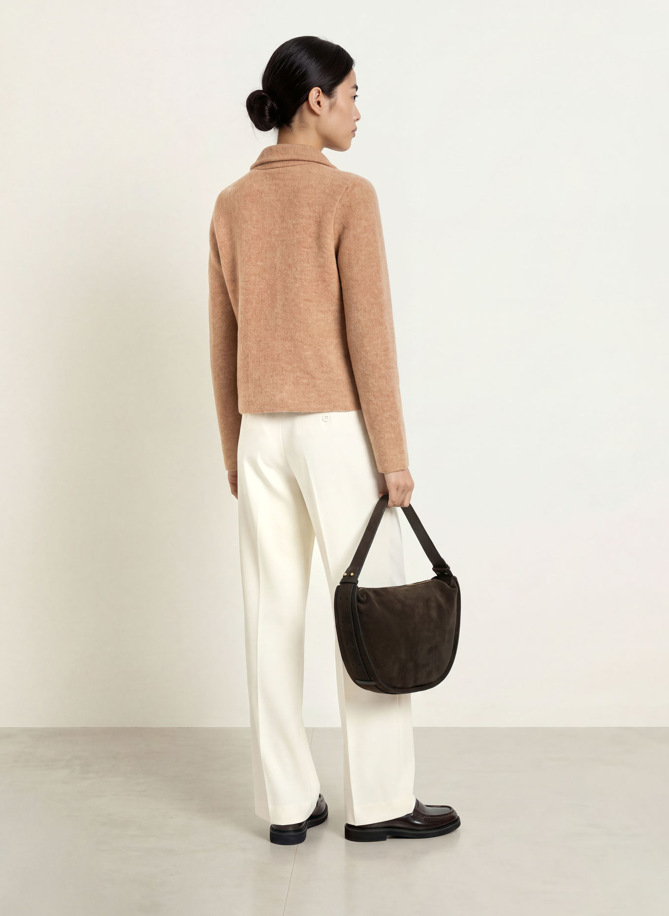 REPEAT Cardigan: CAMEL