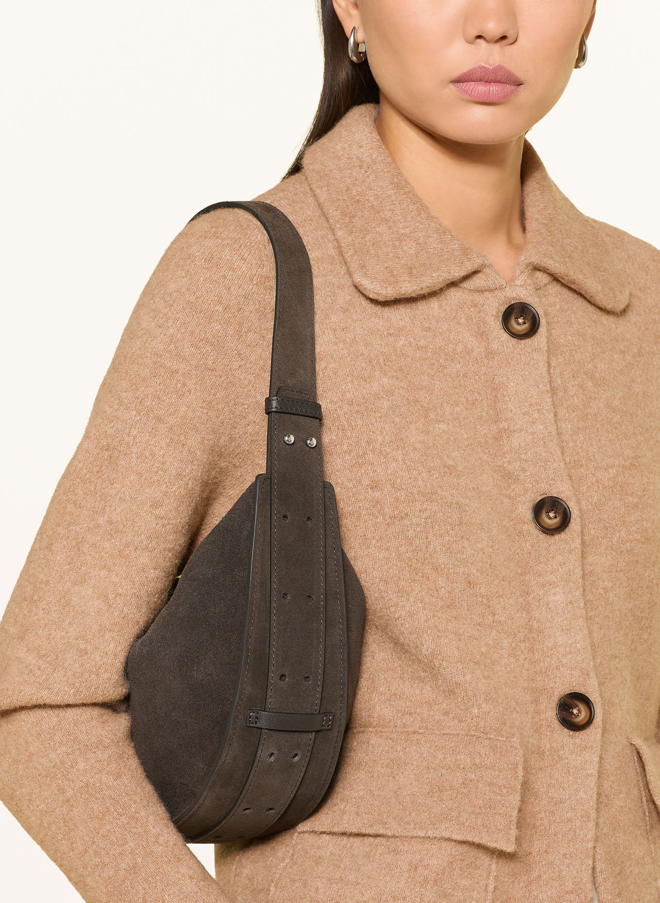 REPEAT Cardigan: CAMEL