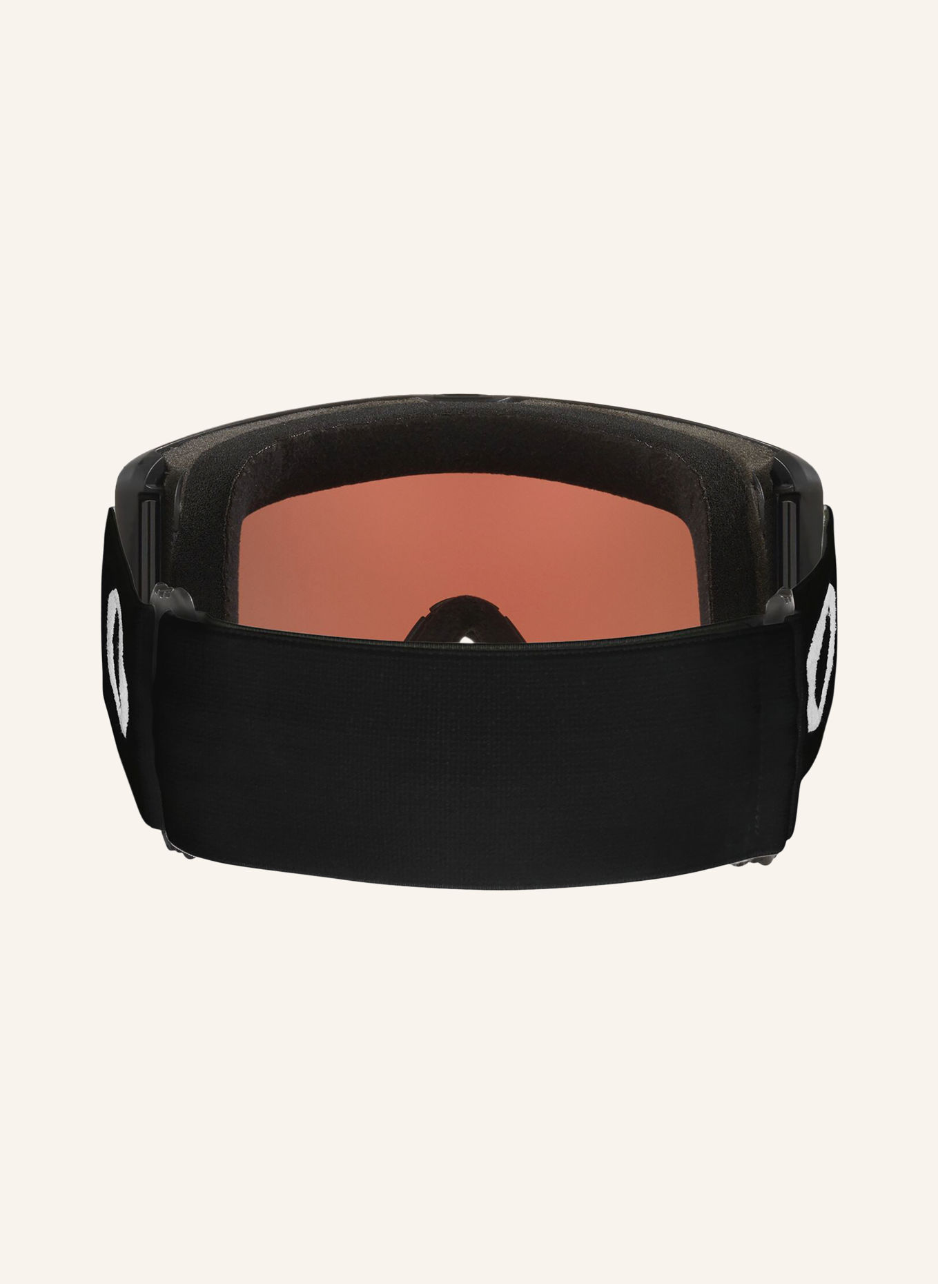 OAKLEY Skibril TARGET LINE L: ZWART / ROOD