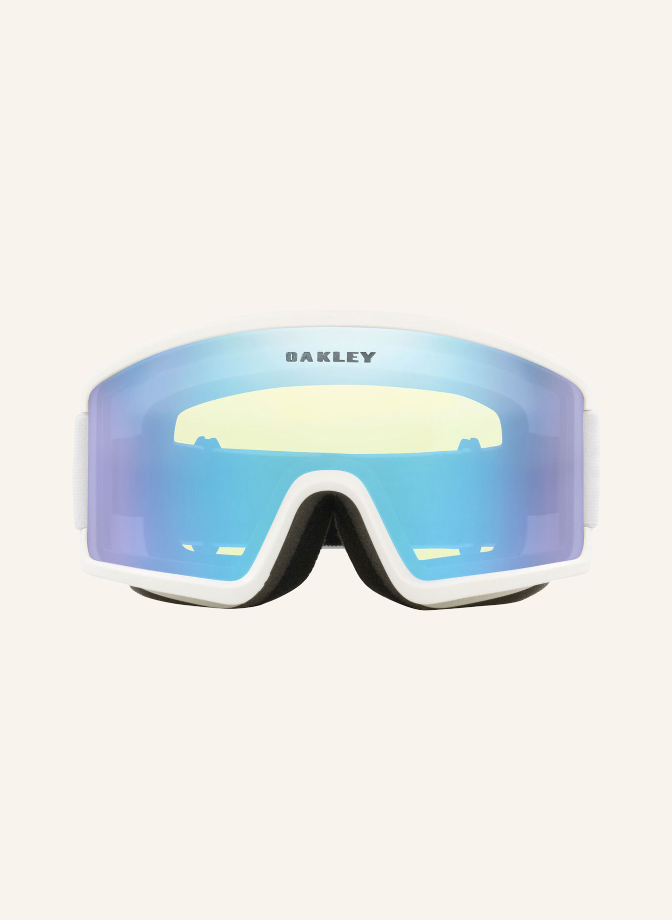 OAKLEY Skibril TARGET LINE M: WIT / GEEL
