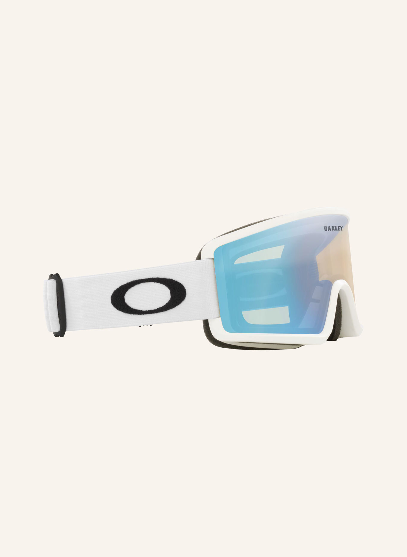 OAKLEY Skibril TARGET LINE M: WIT / GEEL