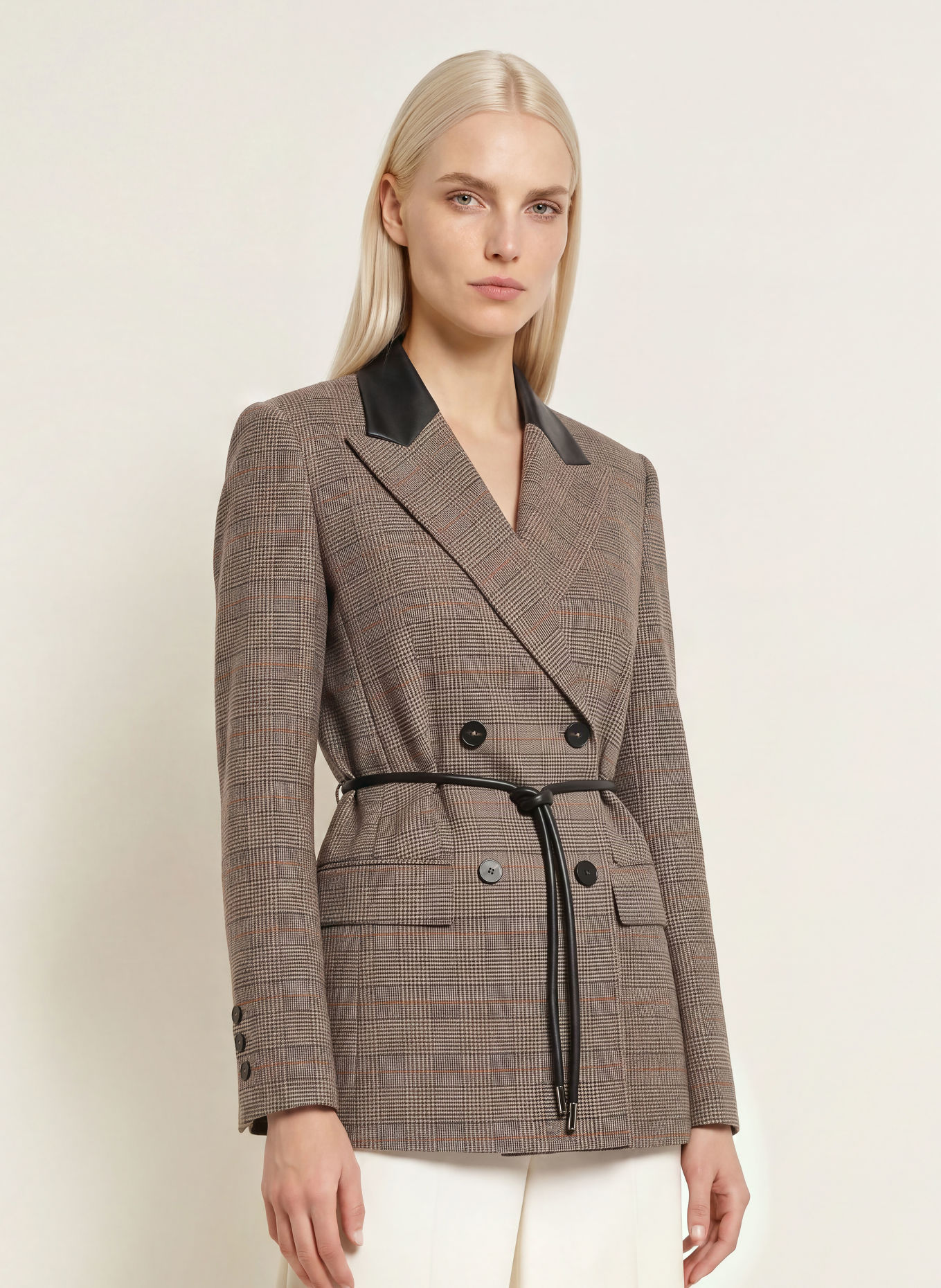 MARC AUREL Blazer: BRAUN / BEIGE / SCHWARZ