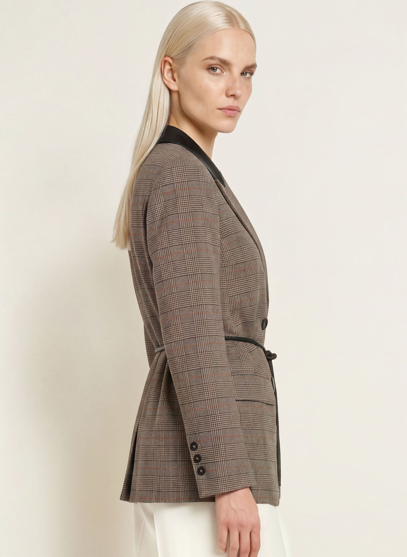 MARC AUREL Blazer: BRAUN / BEIGE / SCHWARZ