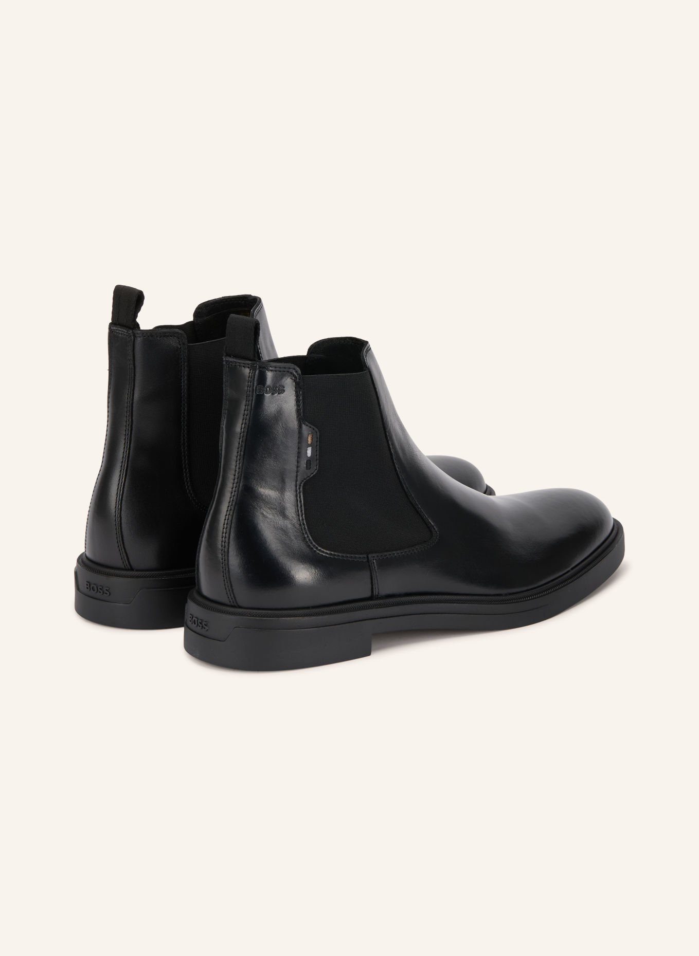 BOSS CALEV Chelsea boots: BLACK