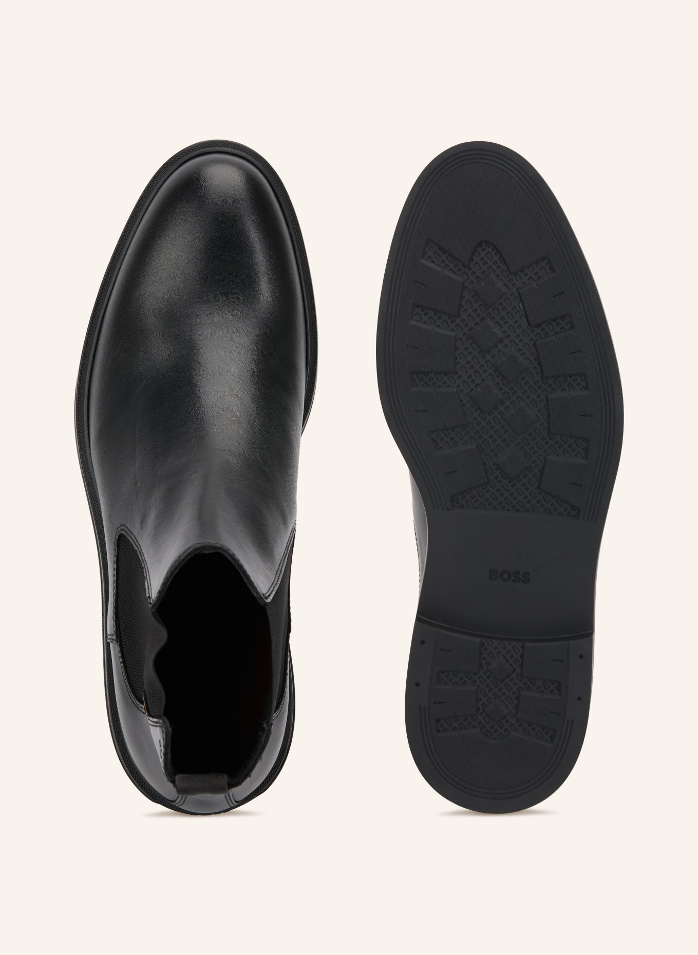BOSS CALEV Chelsea boots: BLACK