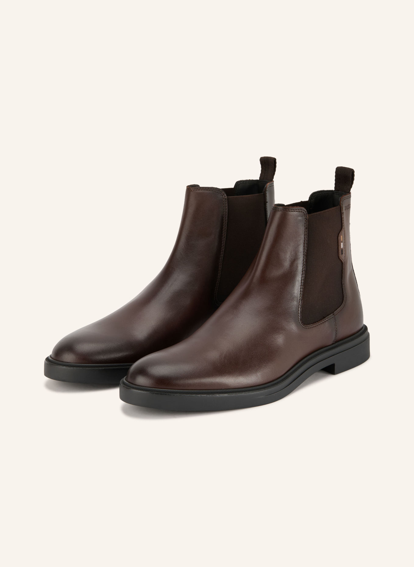 BOSS Chelsea-Boots CALEV: DUNKELBRAUN / SCHWARZ