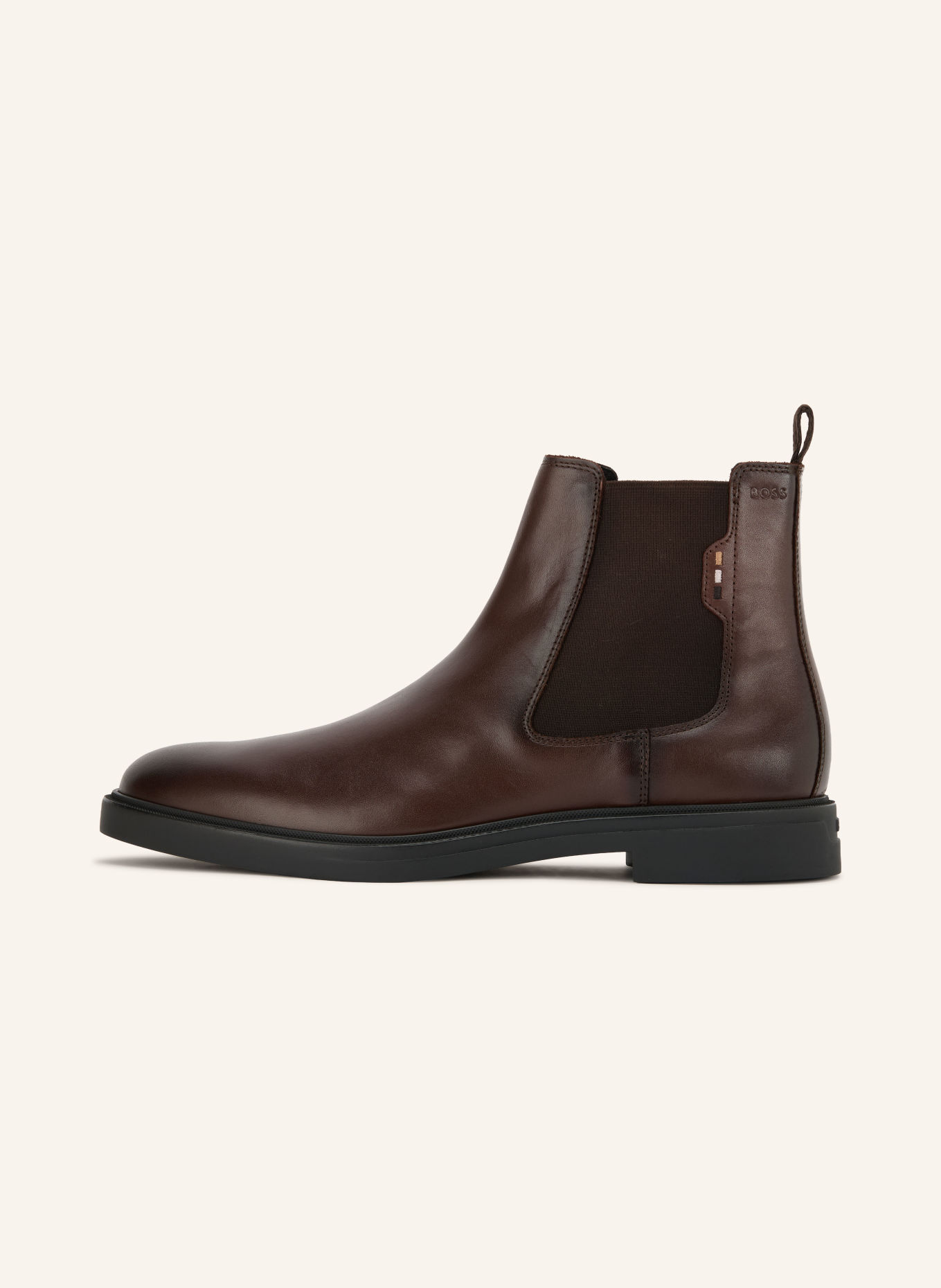 BOSS Chelsea-Boots CALEV: DUNKELBRAUN / SCHWARZ