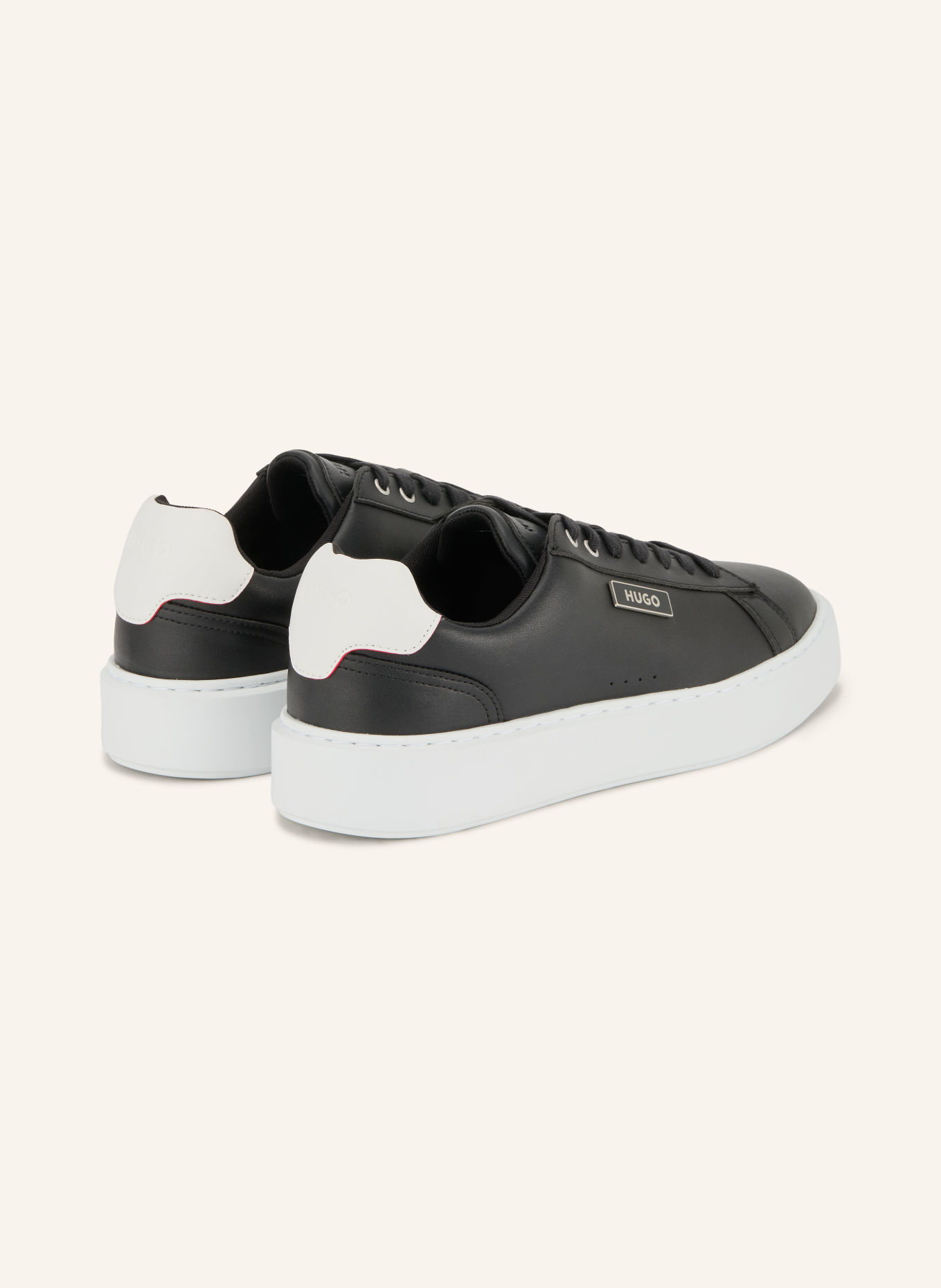 HUGO Sneaker RELSTON: SCHWARZ / WEISS