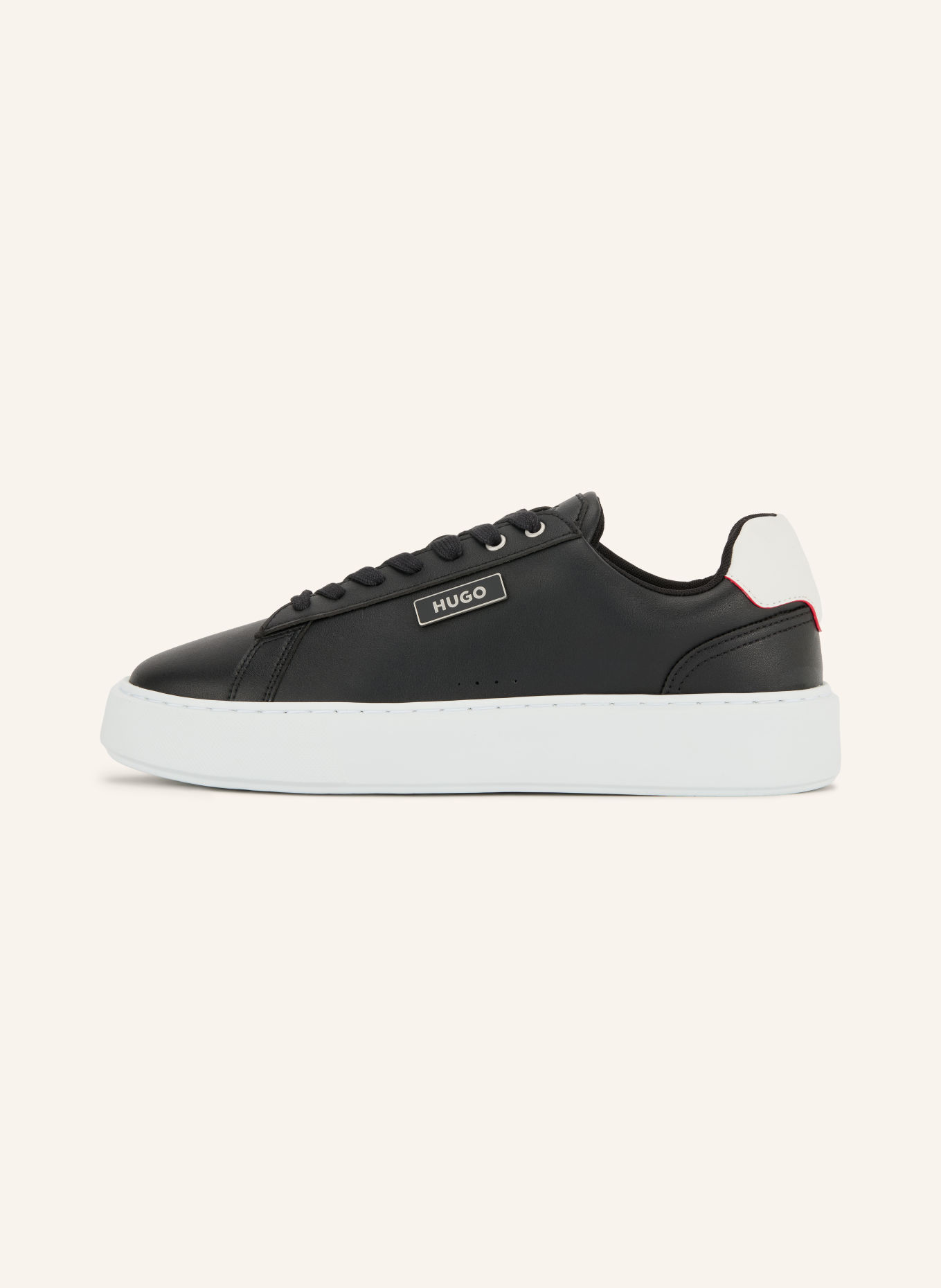 HUGO Sneaker RELSTON: SCHWARZ / WEISS
