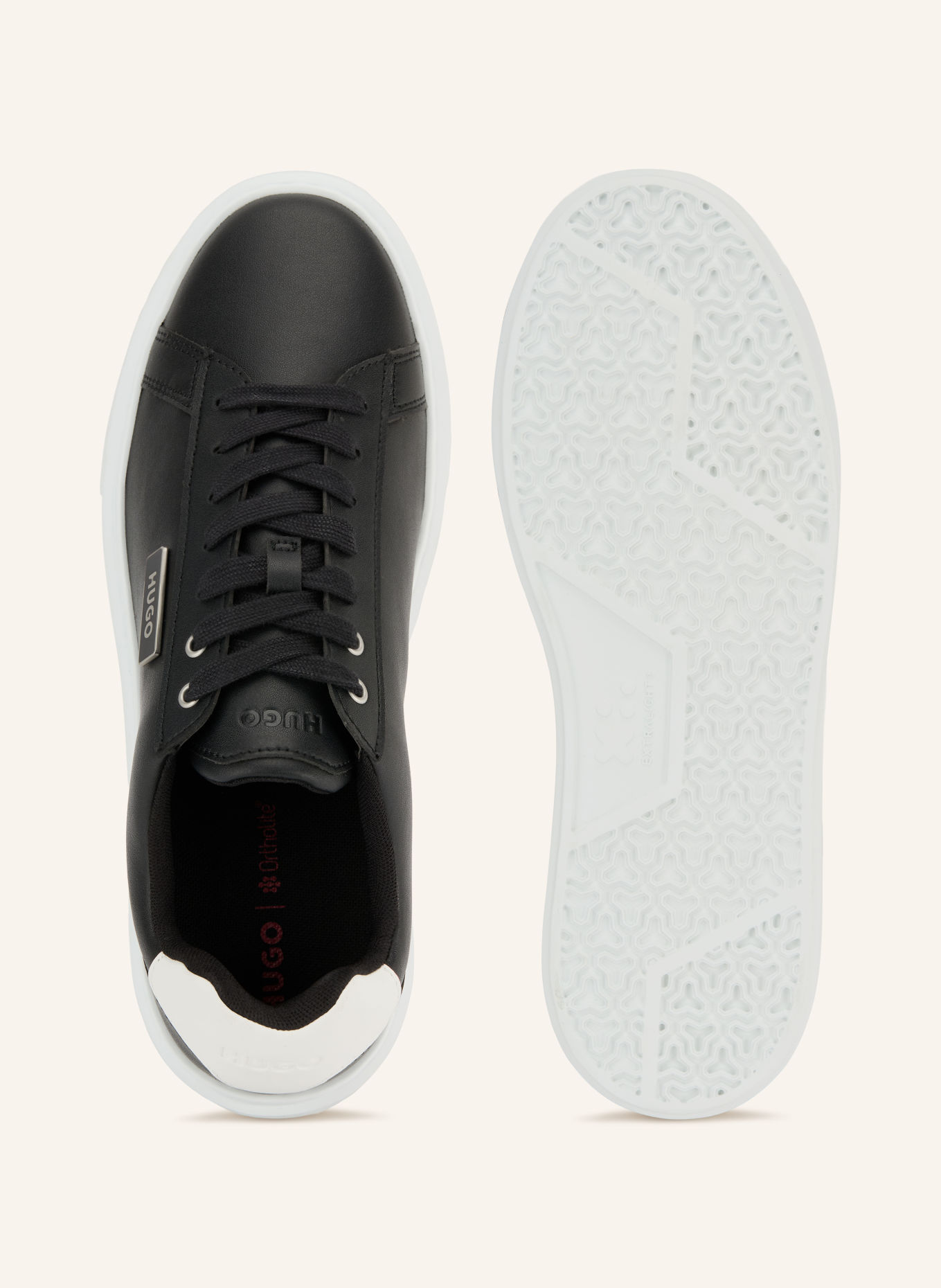 HUGO Sneaker RELSTON: SCHWARZ / WEISS