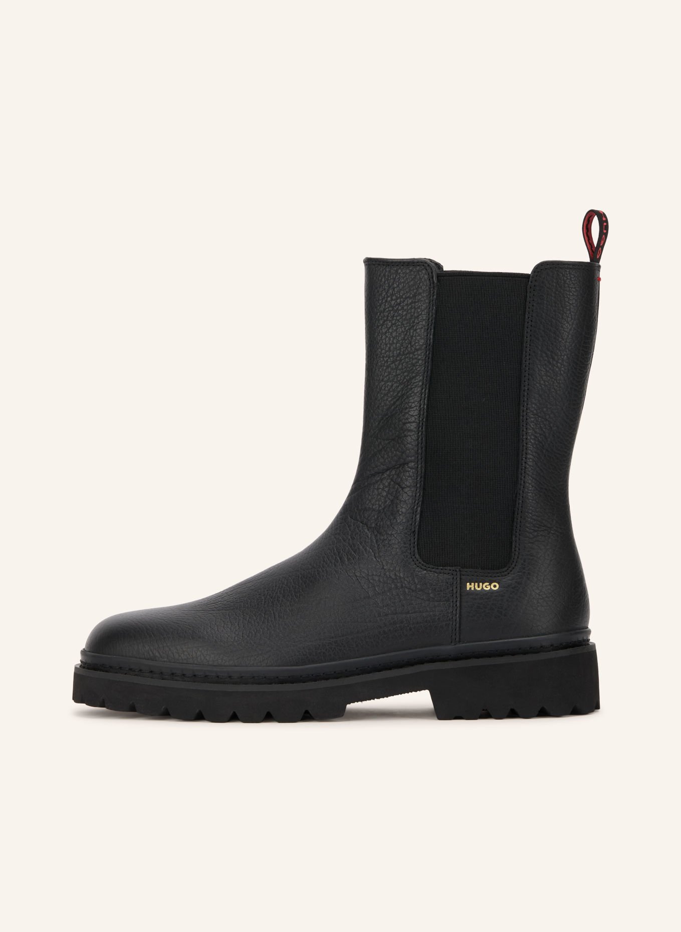 HUGO THORTON Chelsea boots: BLACK
