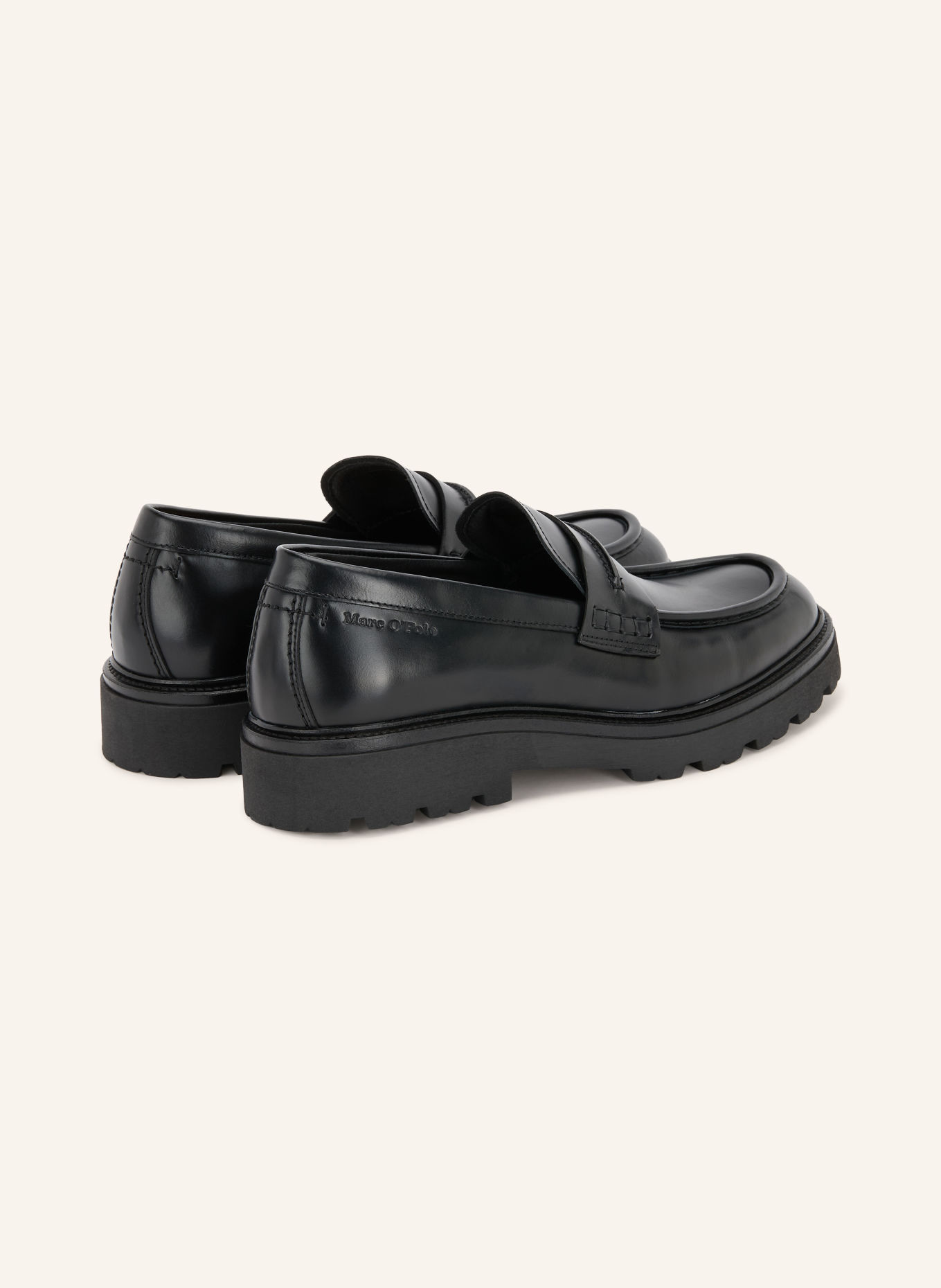 Marc O'Polo Pennyloafer PHIL: ZWART