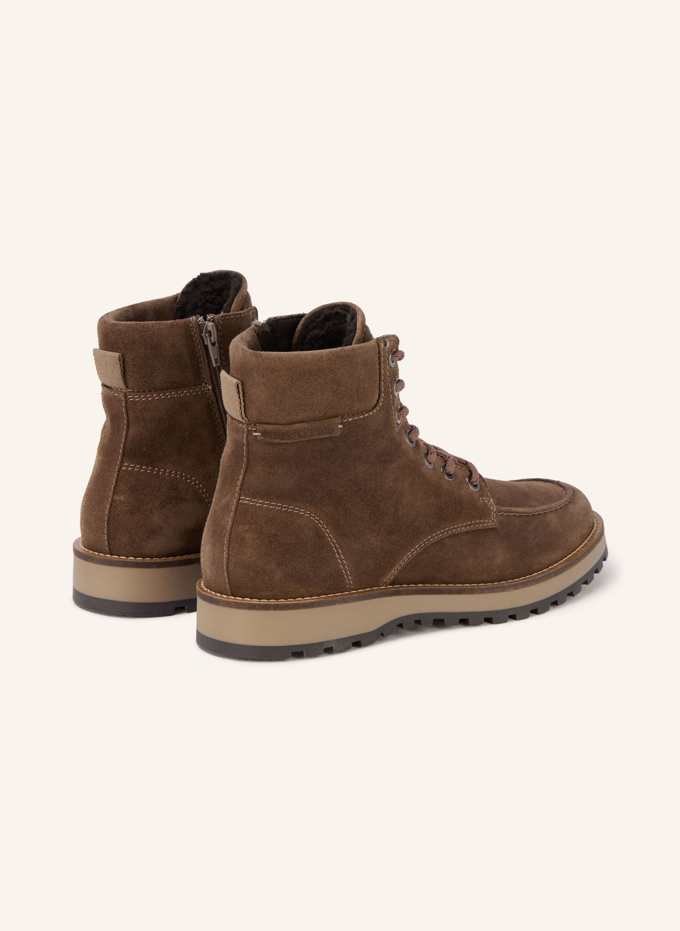 Marc O'Polo Boots à lacets: MARRON