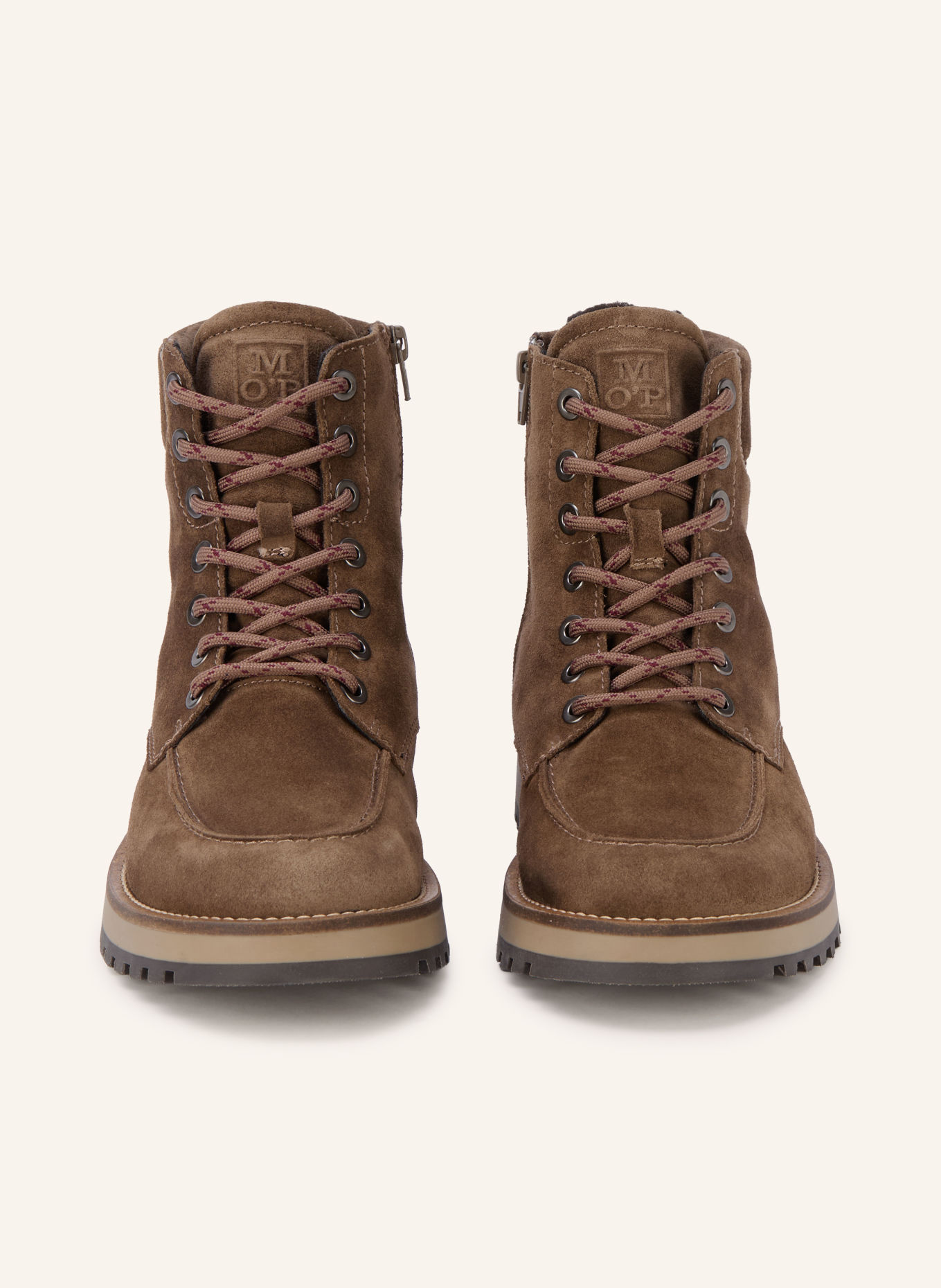 Marc O'Polo Boots à lacets: MARRON